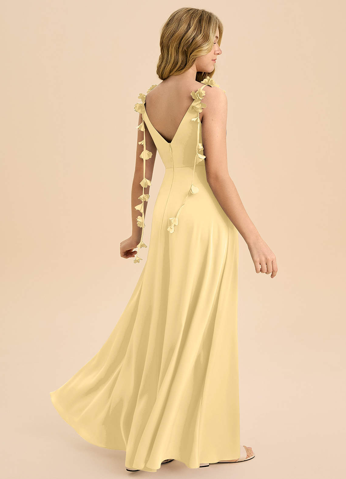 bridesmaid dresses under 35 Azazie Gumdrop Junior Dress in Butter comfort dress With sizes ranging from bridesmaid dresses cinnamon rose Select Pants Size:34W