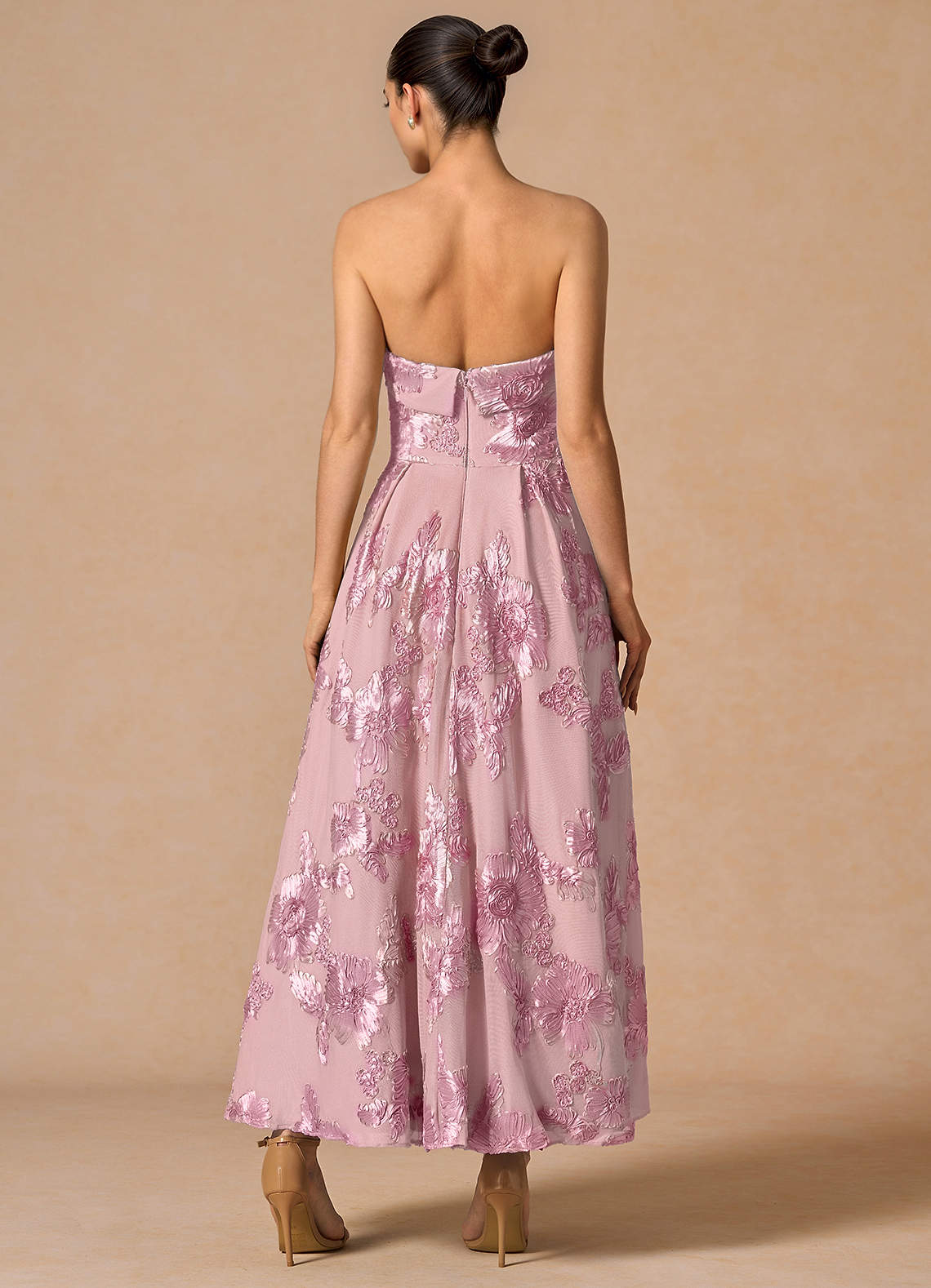 gold silk dress maxi self-portrait - Yellow Lace Satin Maxi Dress