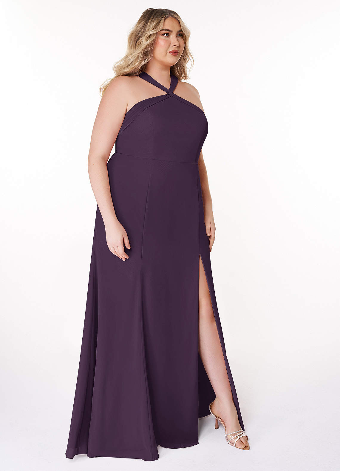 Plus Size Plum Bridesmaid Dresses