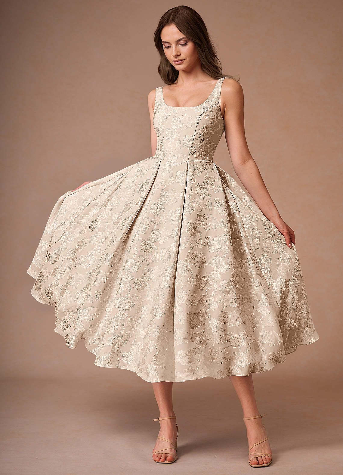 Abito Midi Crema Briac image3