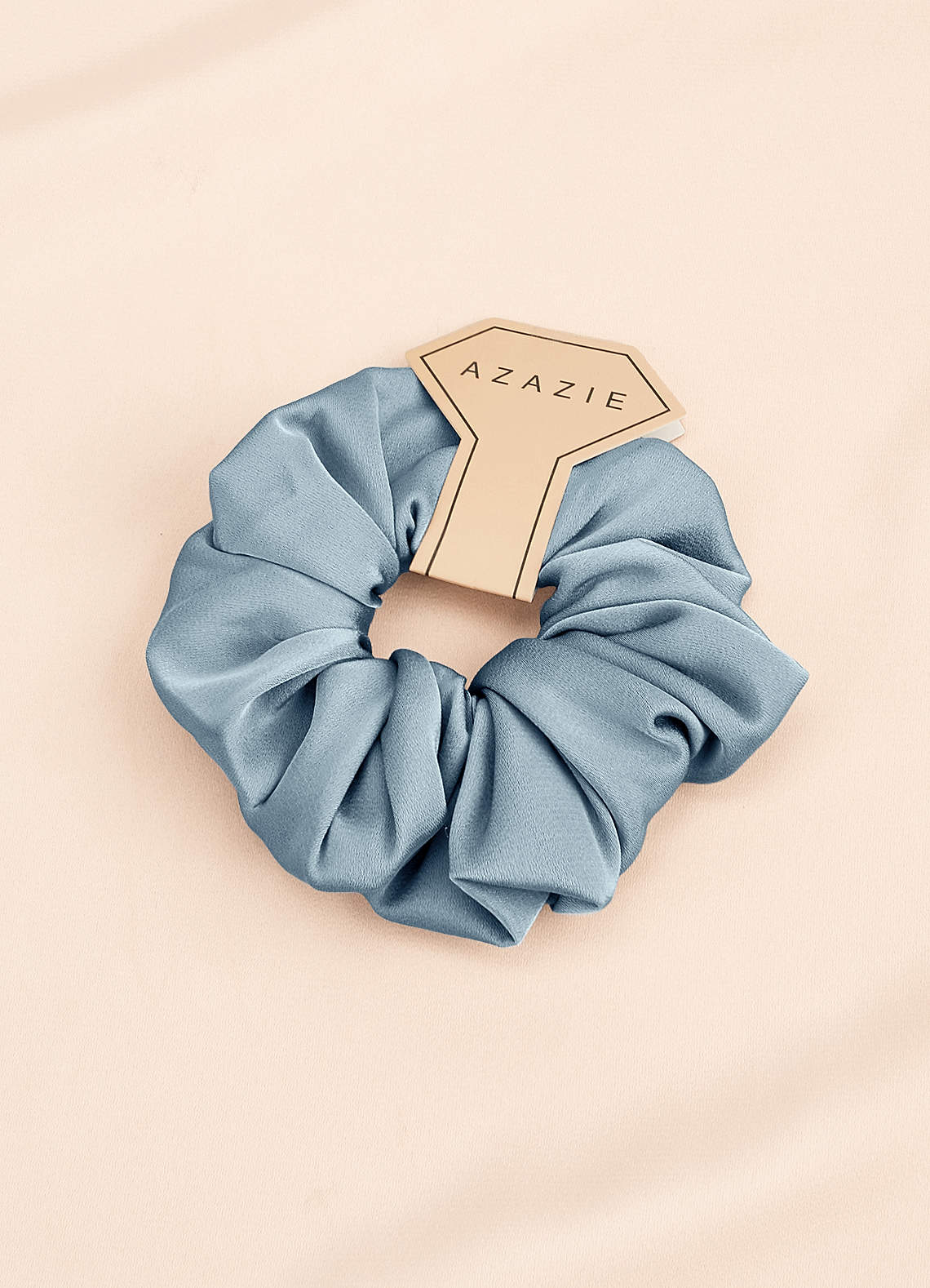 front Mixed Color Bridesmaid Stretch Satin Over Size Scrunchie Set