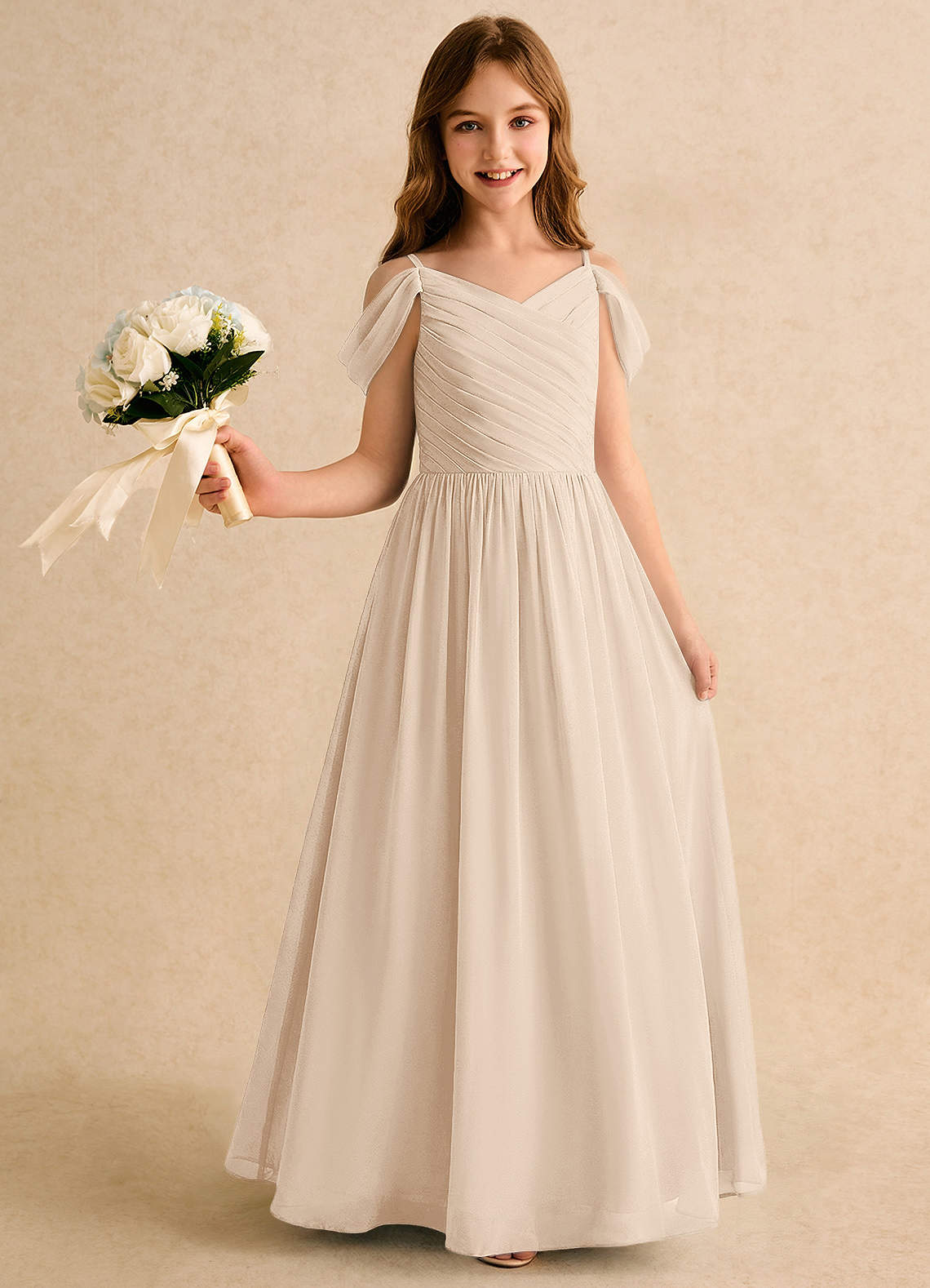 child bridesmaid wedding dress Ivory Tiered Tutu flower girl dress with Jewel Neckline, Short Sleeves, Sequins, and Beaded Top