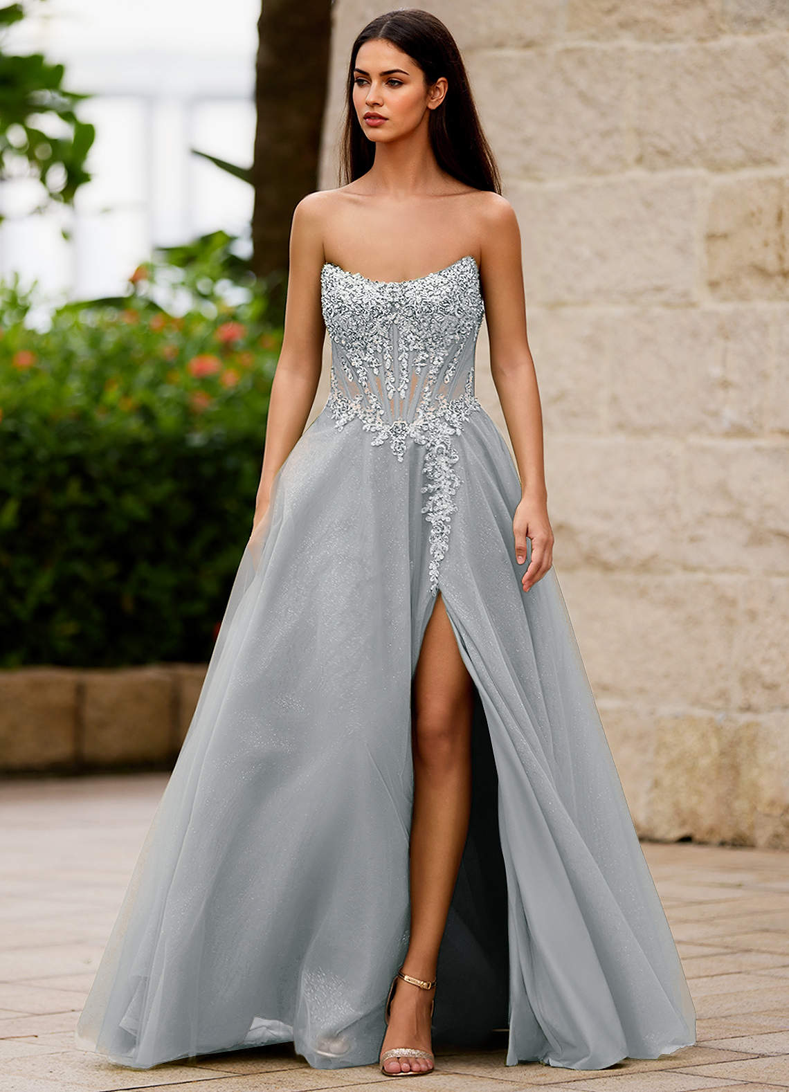 wrap formal dresses Modest Dress G447 Rose Pink Volume in its lightest Proper Hanging Front Dress Select your size:7.5