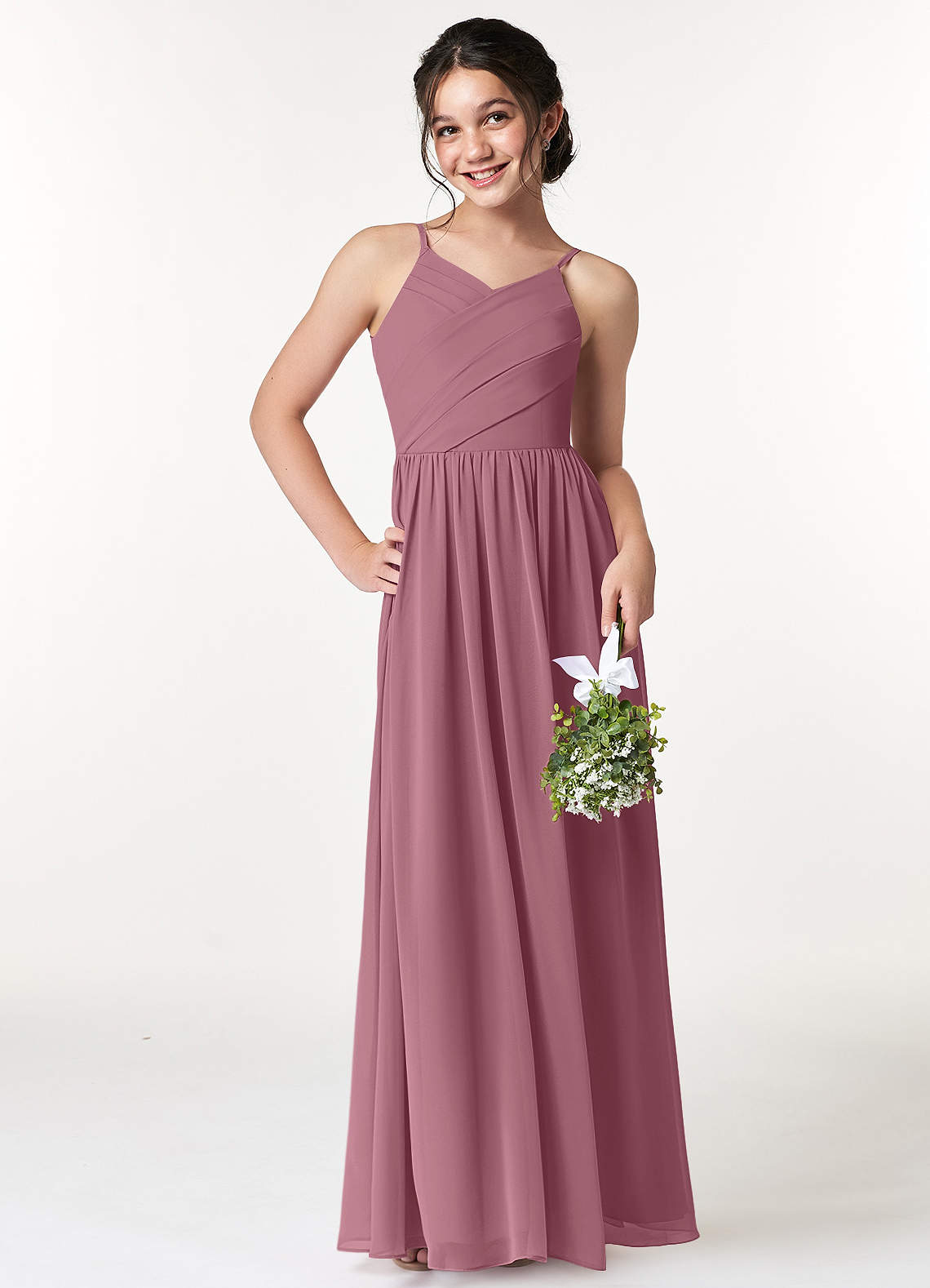 Azazie vintage 2024 mauve dress