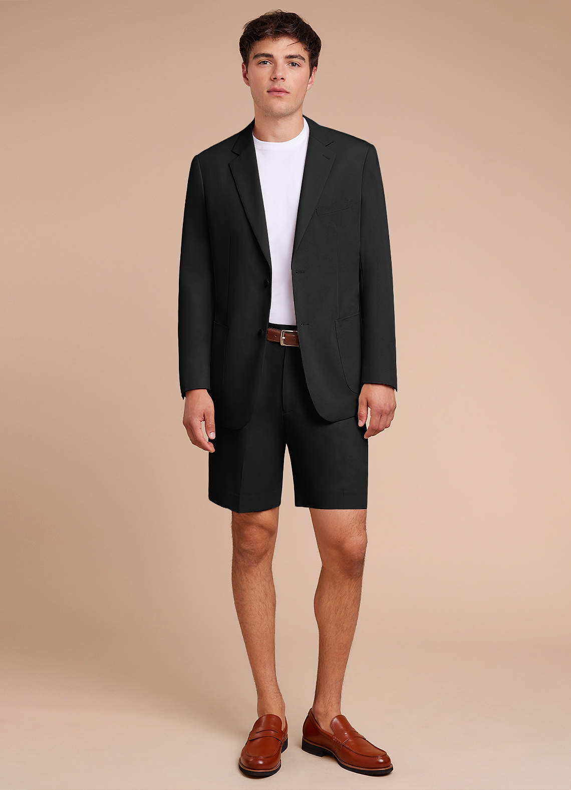 Owen Black Lightweight Tailored Shorts Suit | Suit Sets |Azazie Owen Black Lightweight Tailored Shorts Suit | Suit Sets |Azazie