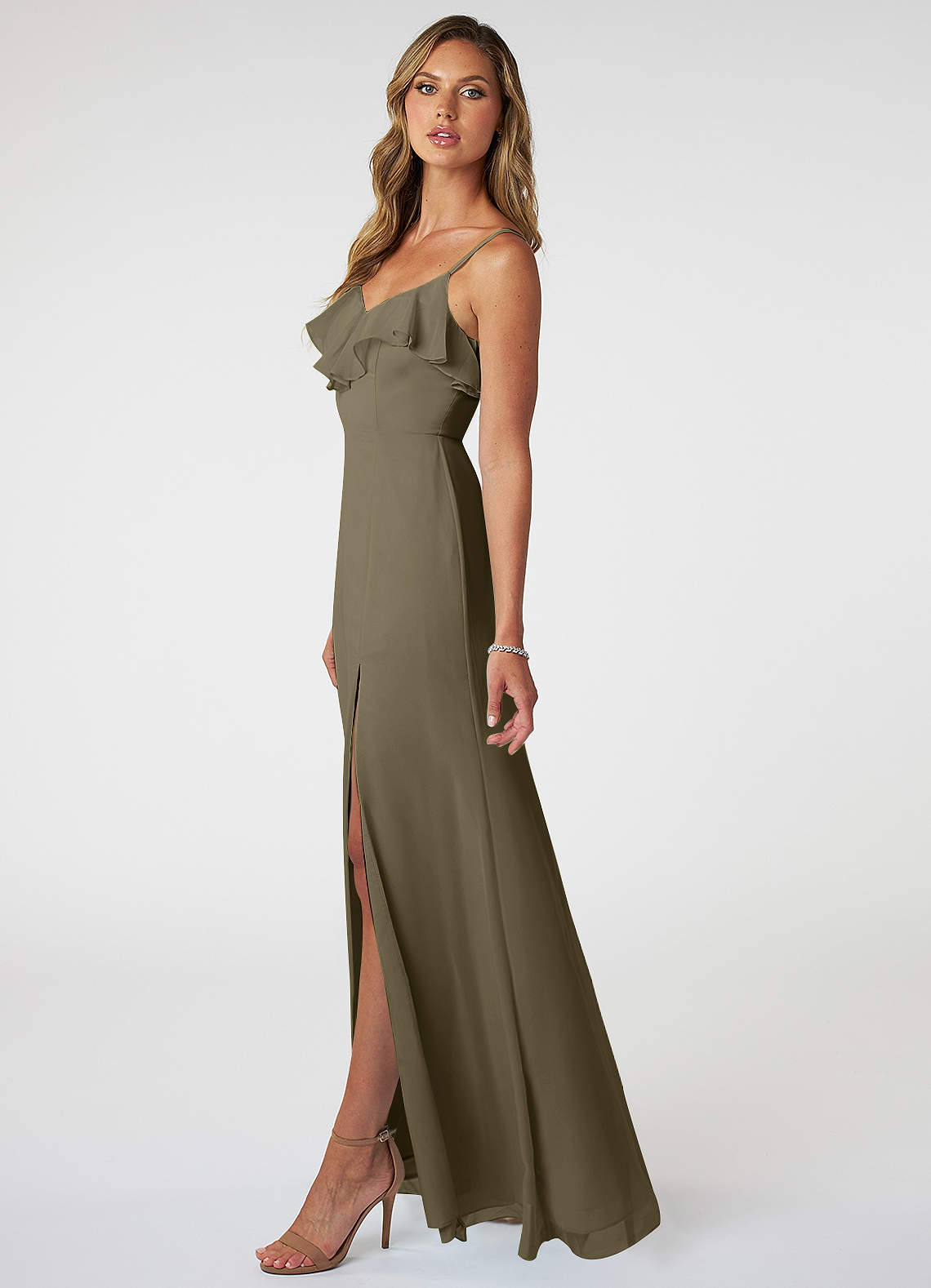 Azazie Natalia Ready to Ship Amethyst Chiffon Bridesmaid Dresses