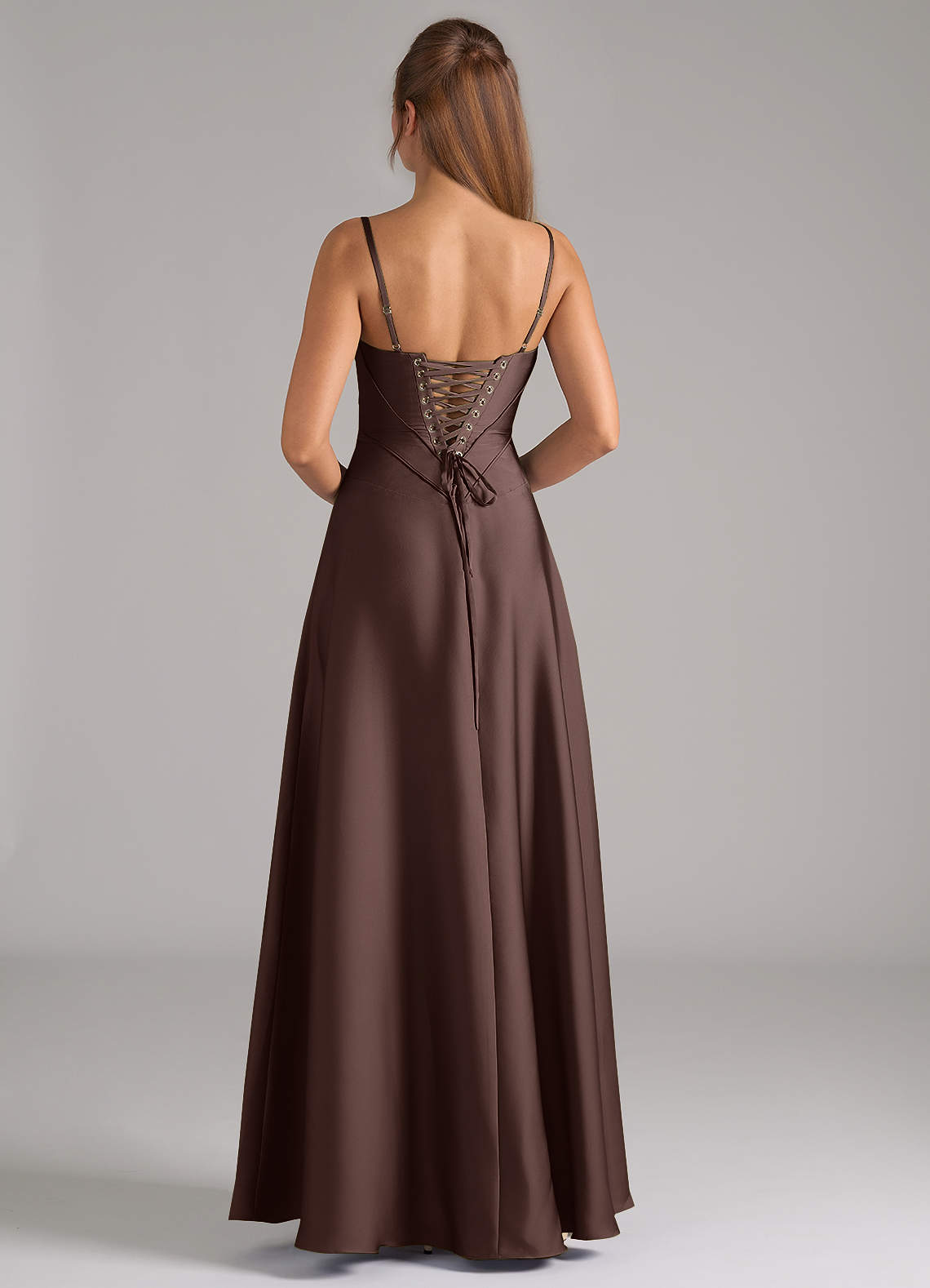 A.E.マルティ☆ファッションプレート『LA SOIRÉE TOSCANE』 Azazie Valentine Ganache Stretch Satin Bridesmaid Dresses | Azazie