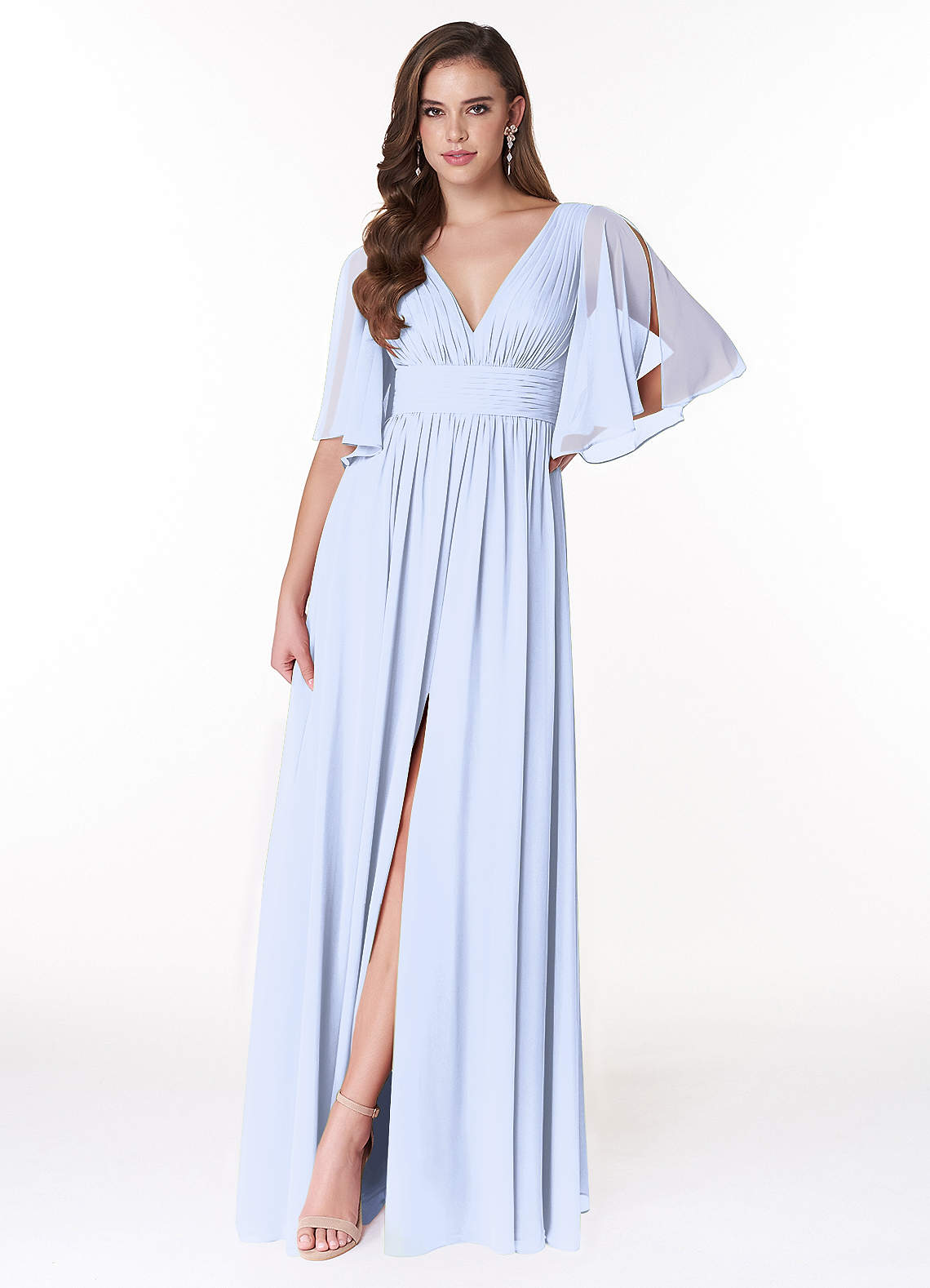 Azazie Temeka Ice Chiffon Bridesmaid Dresses | Azazie