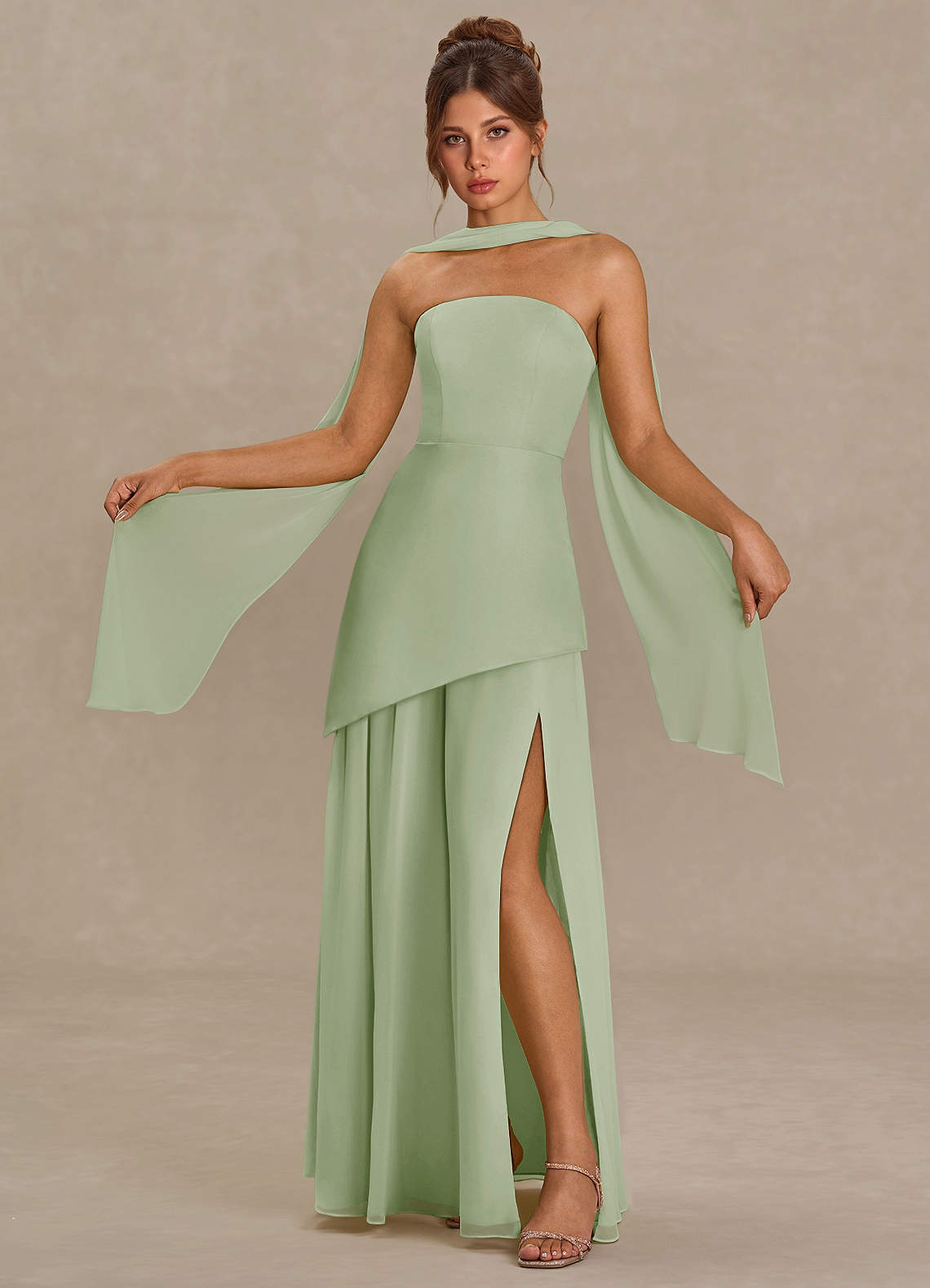 Alma Dusty Sage Two-Piece Sets | Azazie Alma Dusty Sage Two-Piece Sets | Azazie
