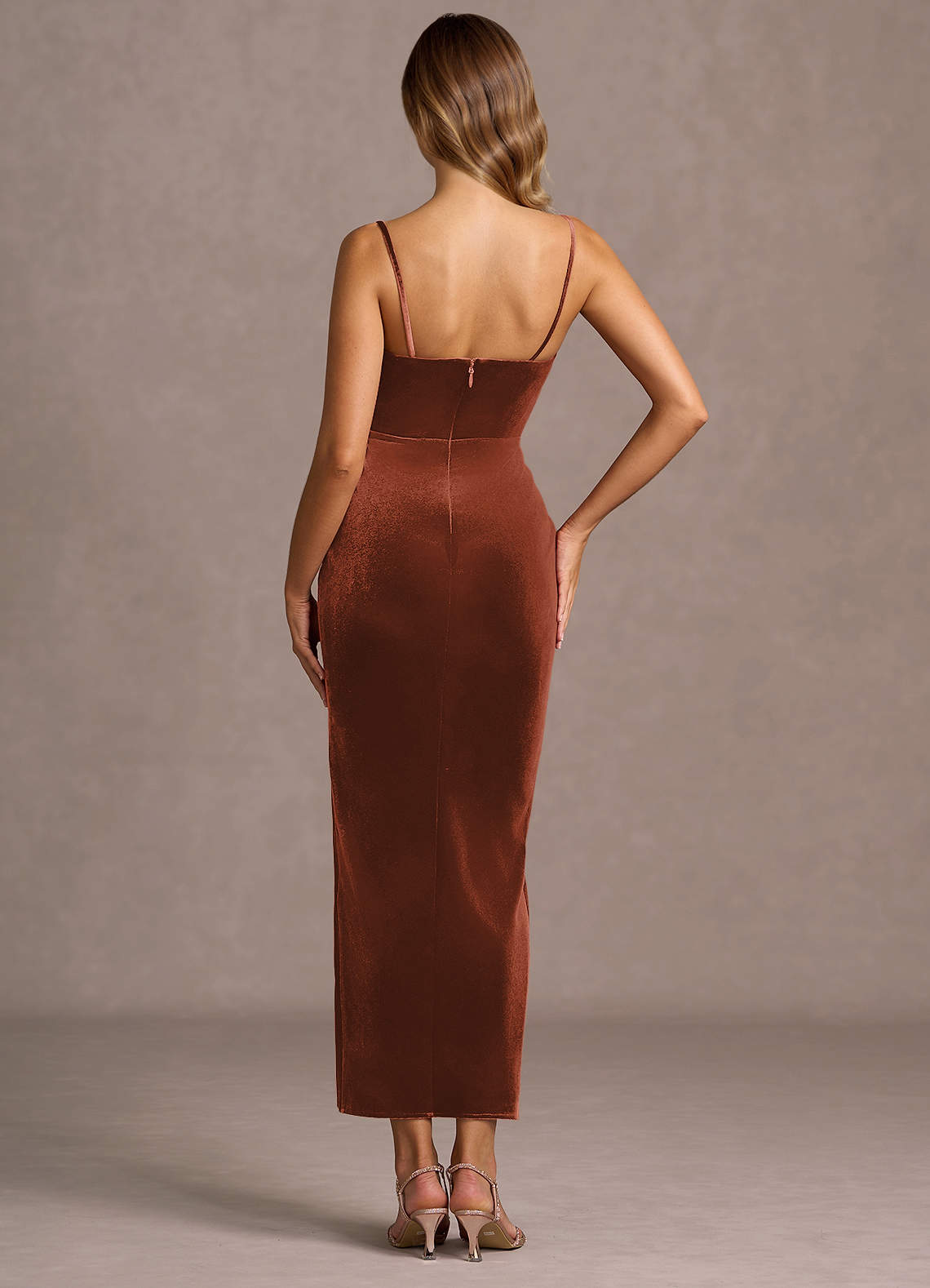 Mackenzie Terracotta Maxi Dress Ready to Ship | Azazie