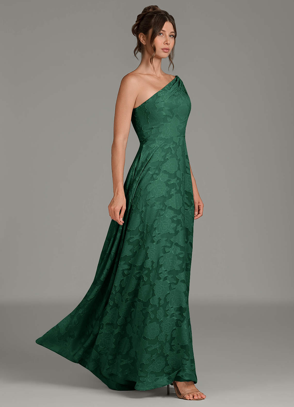 melanie green dress Azazie Dark Floral Burnout Bridesmaid Dresses black midi cocktail dress