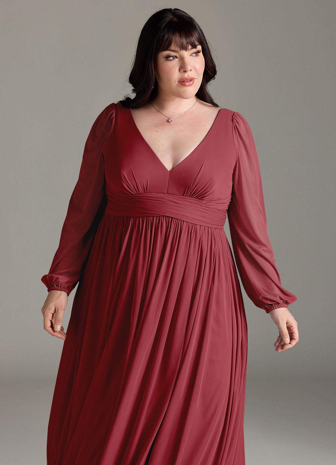 pomegranate bridesmaid dresses Azazie Alani
