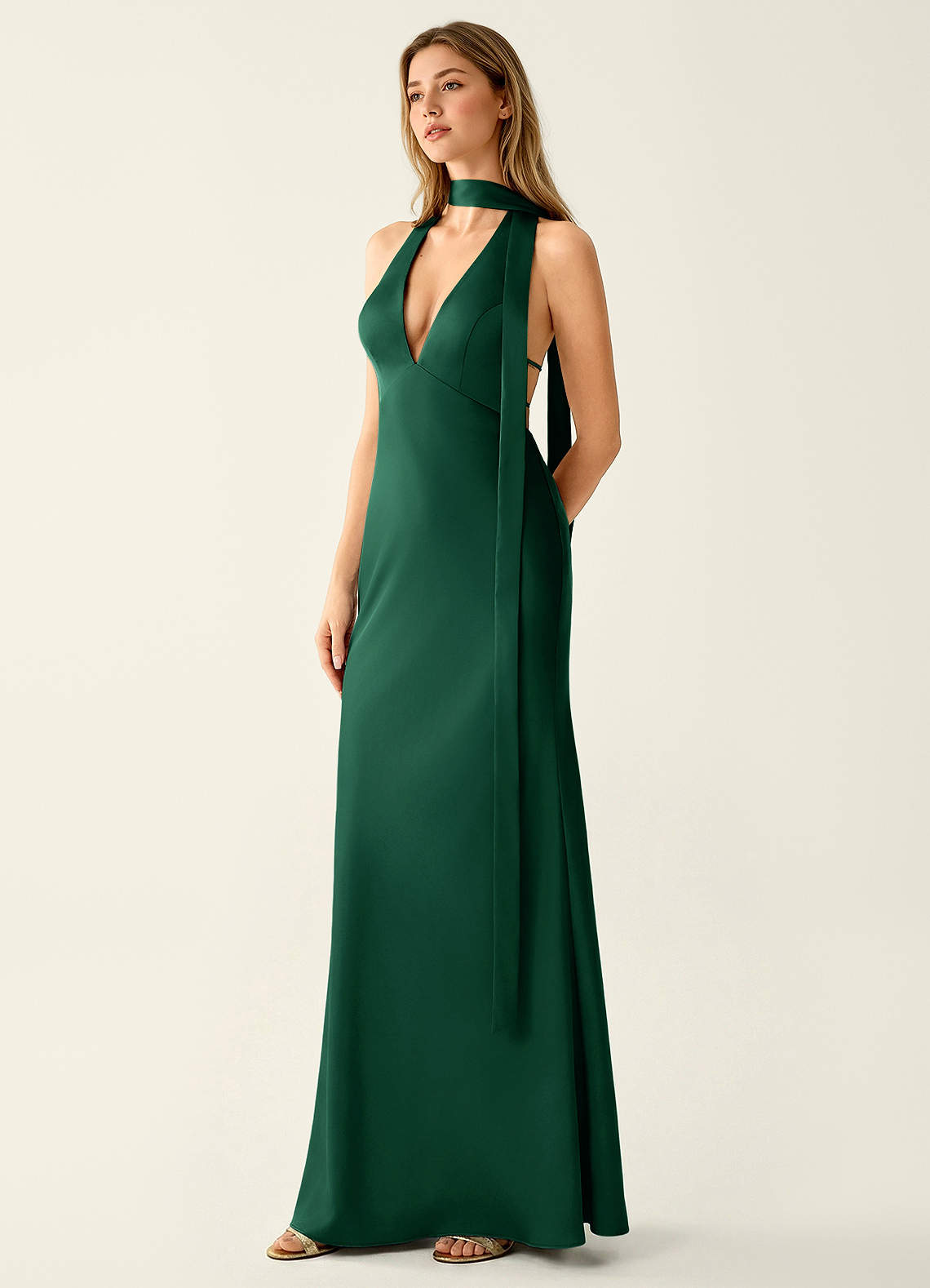 open back emerald green prom dress Backless Emerald Green Long Prom Dresses, Open Back Green Long Formal   jbydress
