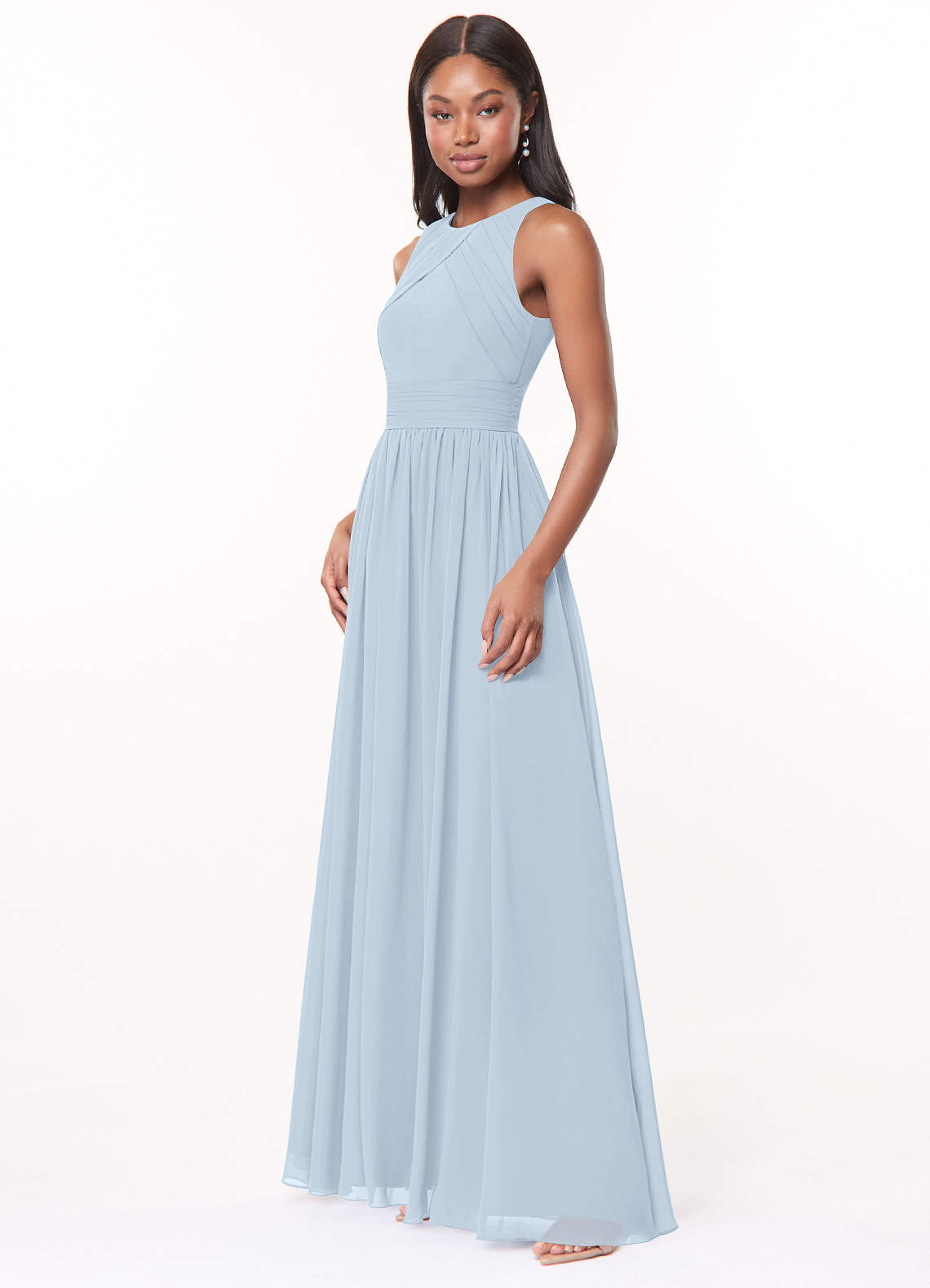 Azazie Harper Mist Bridesmaid Dresses Azazie