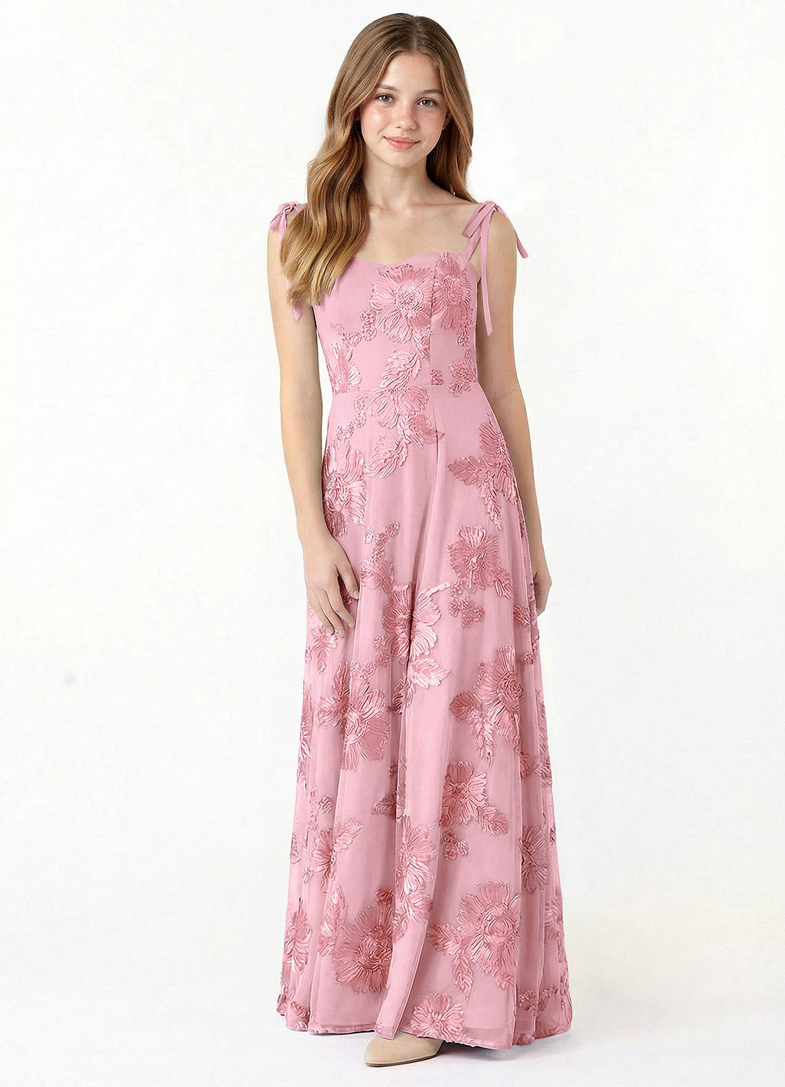 front Azazie Rosey Junior Formal Dress