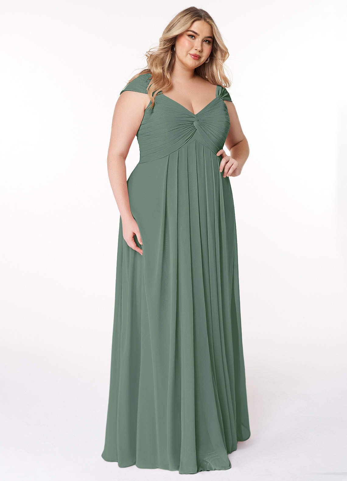 Azazie Kaitlynn Eucalyptus Bridesmaid Dresses Azazie