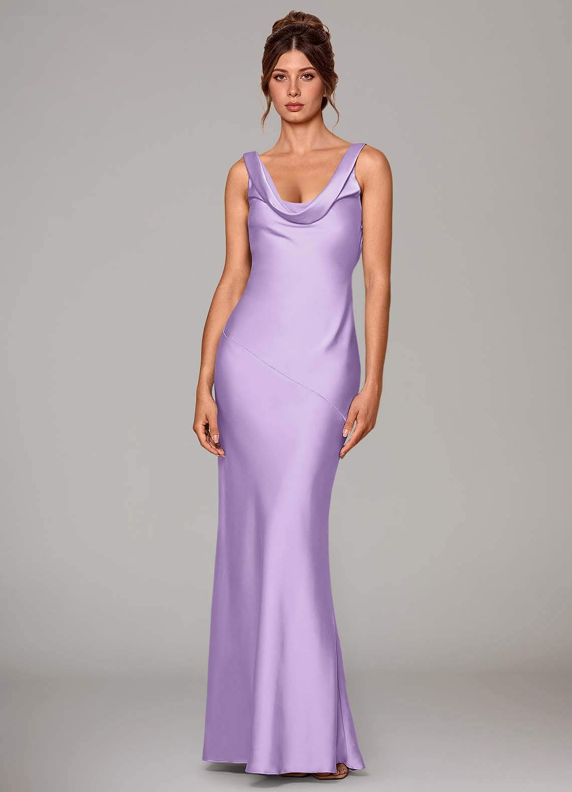 Azazie Rylina Robe de demoiselle d'honneur en Lilas Azazie