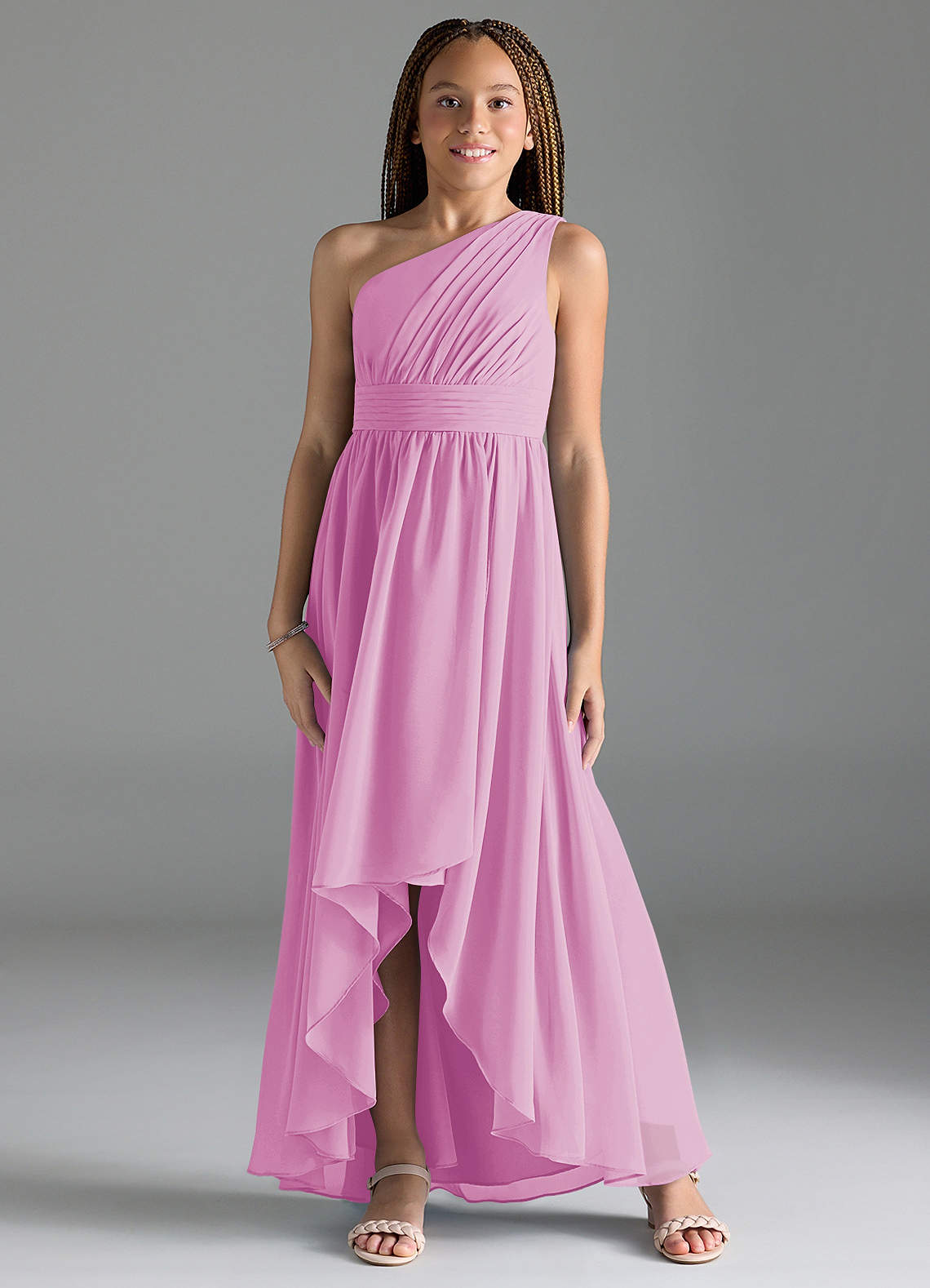 品質のいい Azazie Mathilda Azazie | Pink Candy in Dress Bridesmaid Junior バレエ