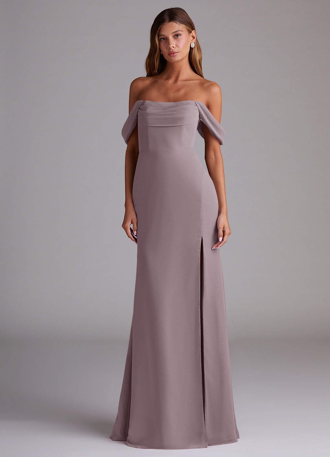 Azazie Saige Dusk Bridesmaid Dresses | Azazie