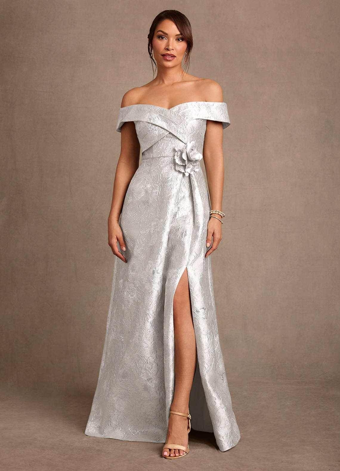 formal evening dress Lace-Up Simple Long A-Line Formal Dress
