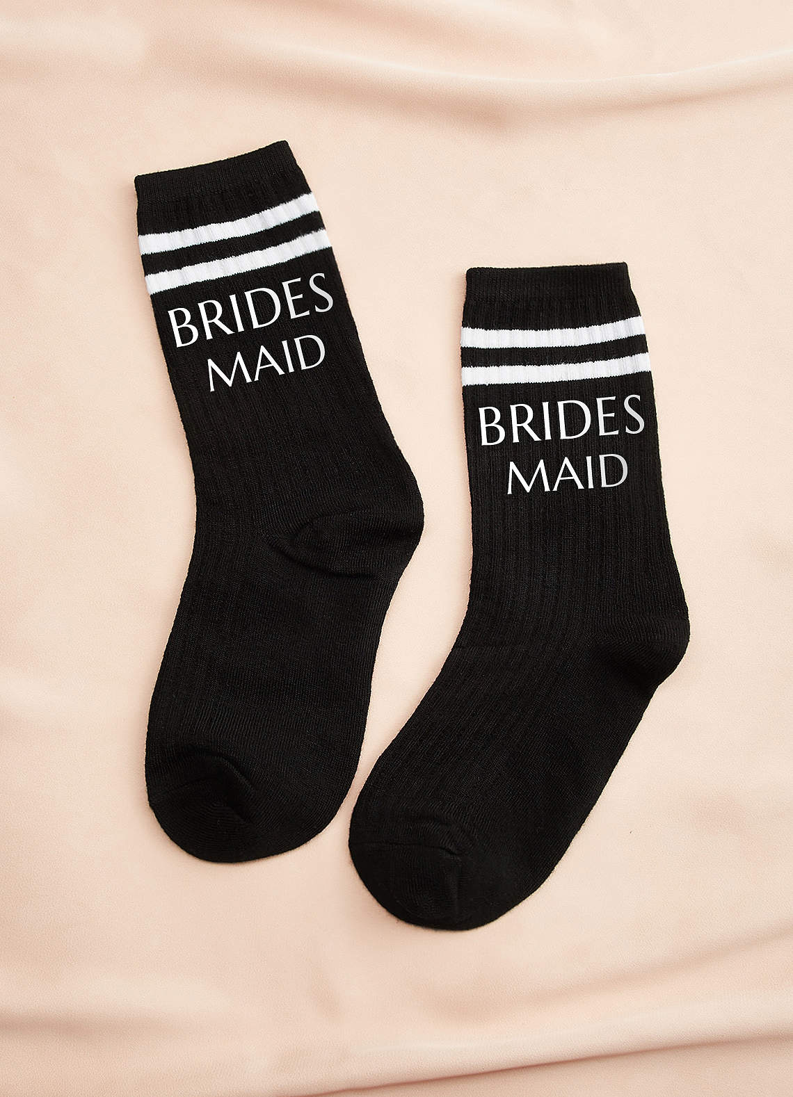 front Calcetines de doble raya personalizables