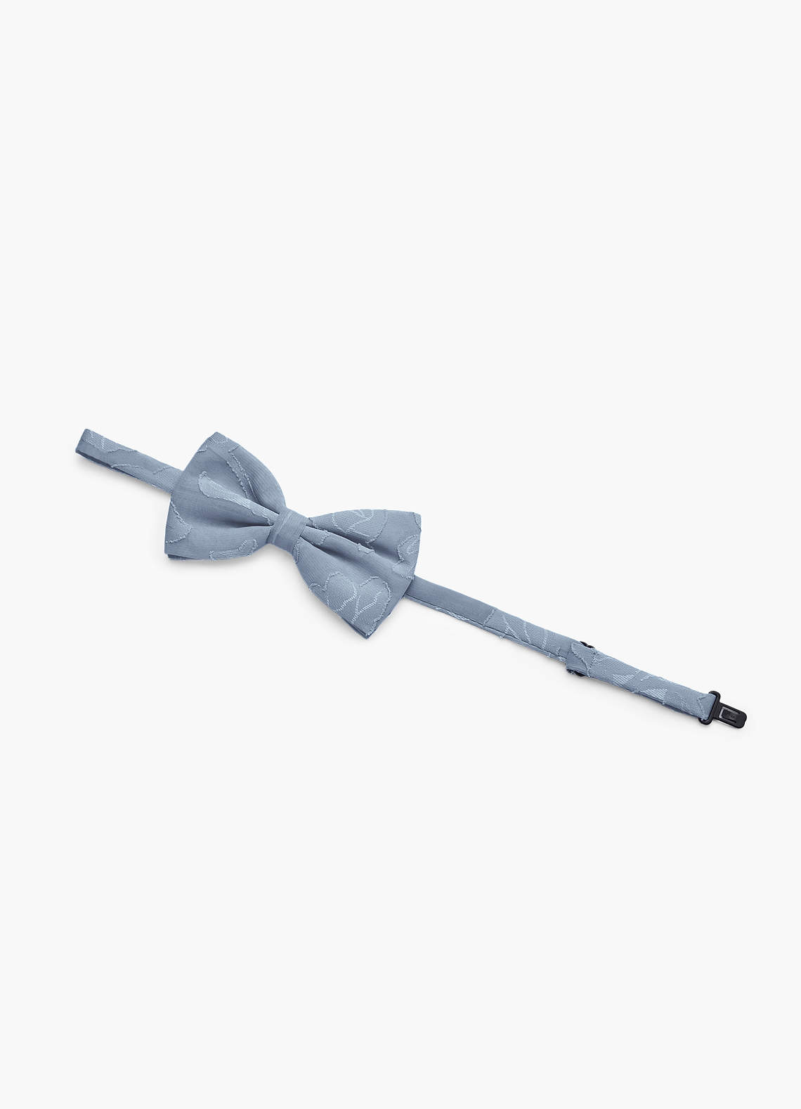 front Floral Burnout Adjustable Bow Tie