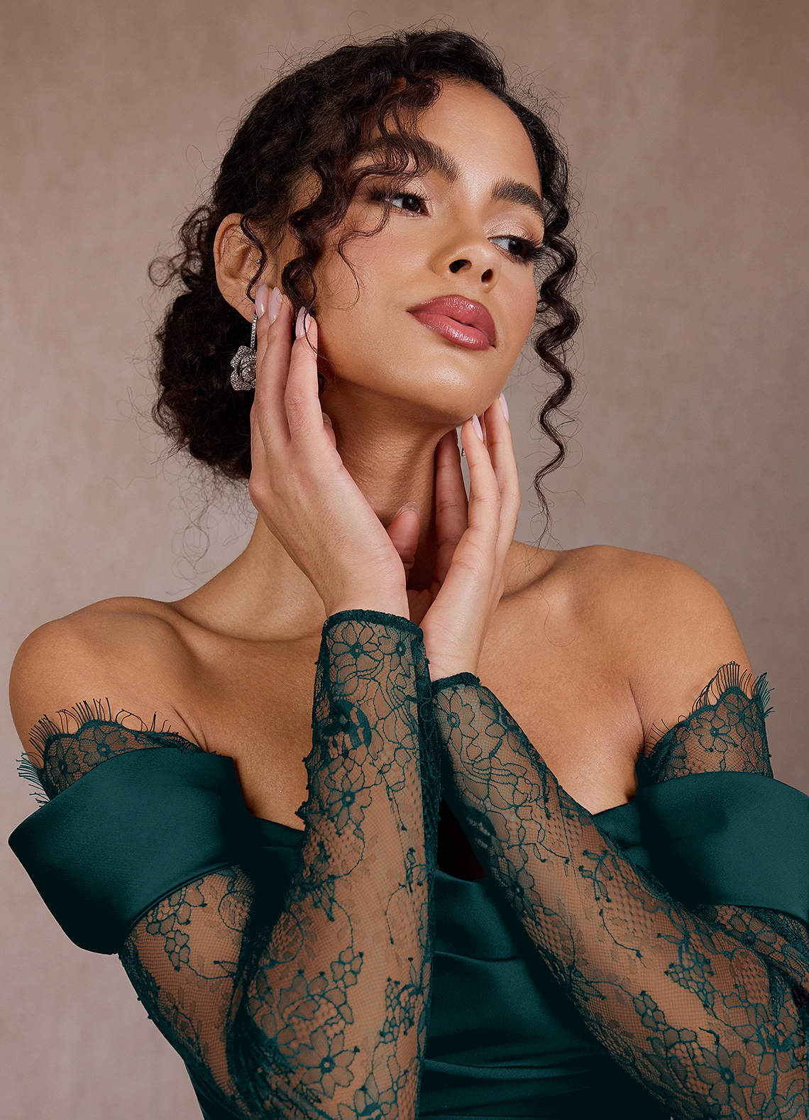 Gizela Forest Green Lace Maxi Dress | Azazie Gizela Forest Green Lace Maxi Dress | Azazie