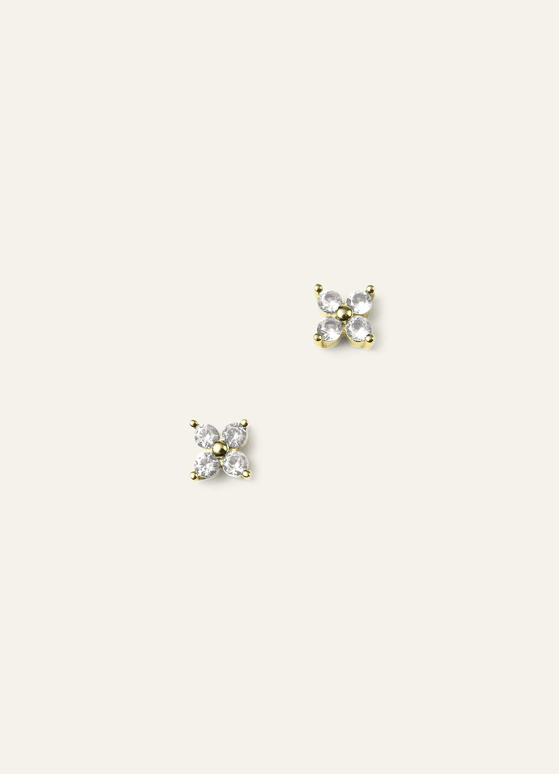 front 14K Gold Plated Birthstone Dangle Earrings