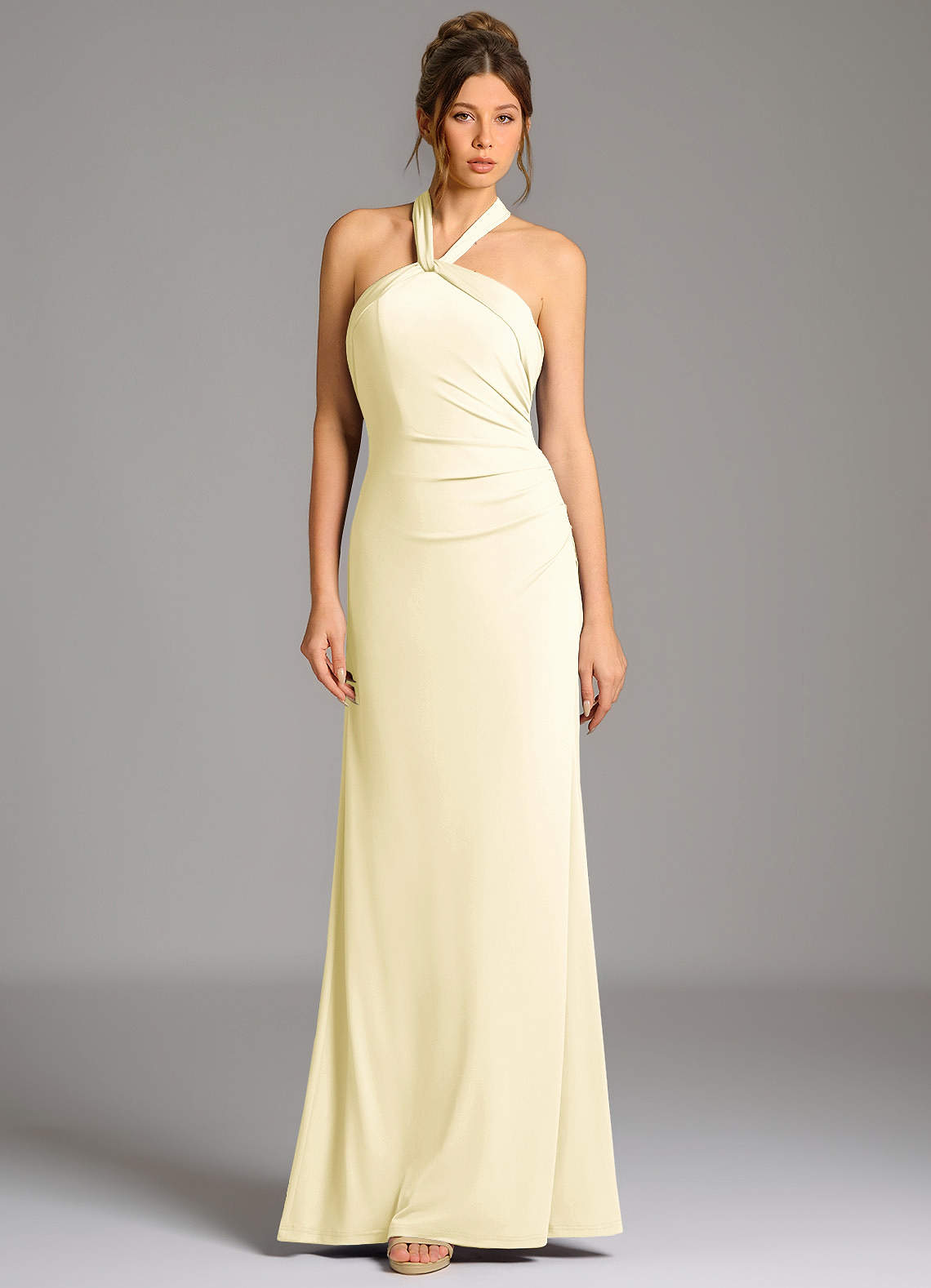 jersey bridesmaid dress Azazie Valentina