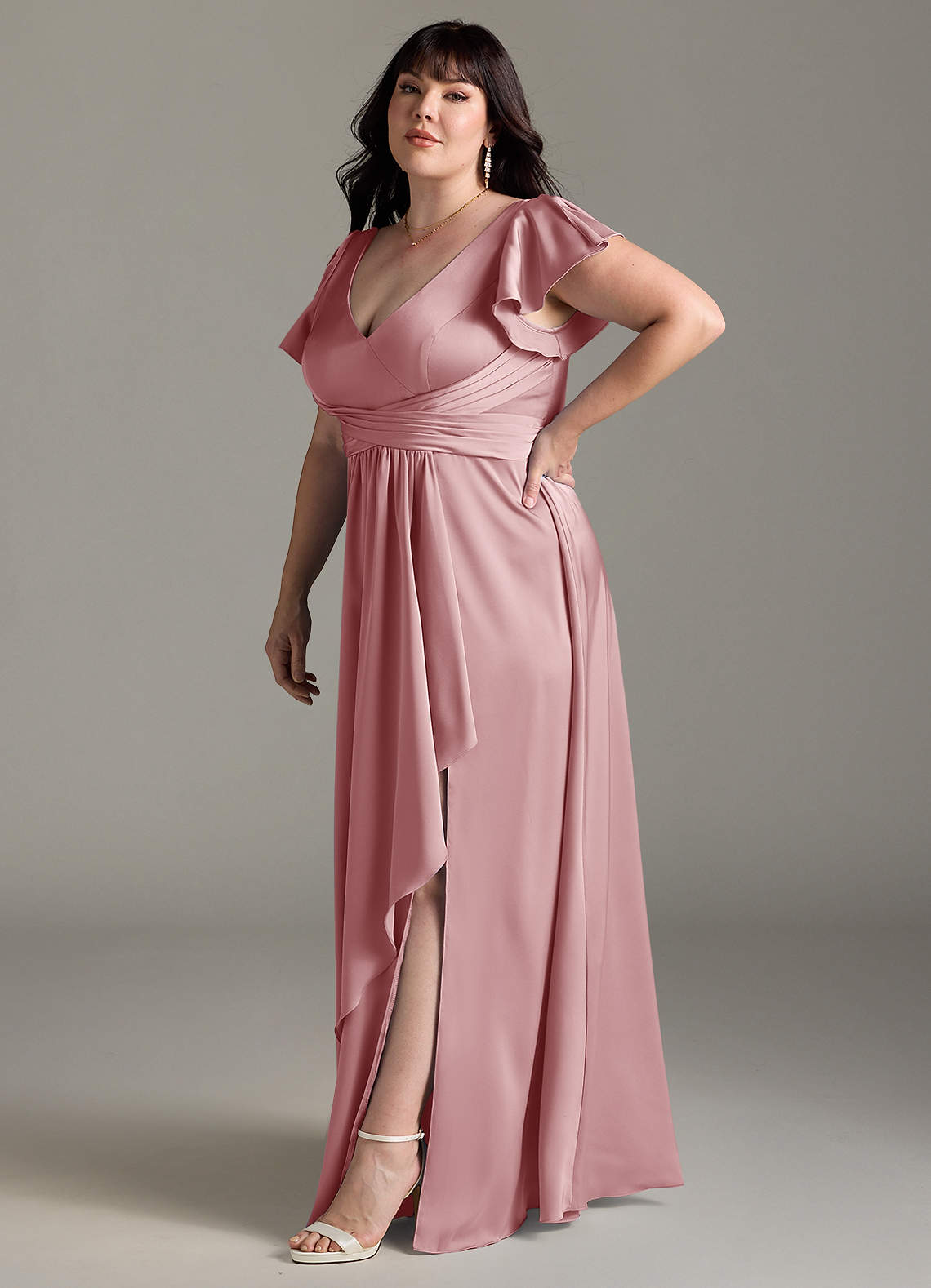 princess polly baby blue dress Pink Bridesmaid Dresses main image 0