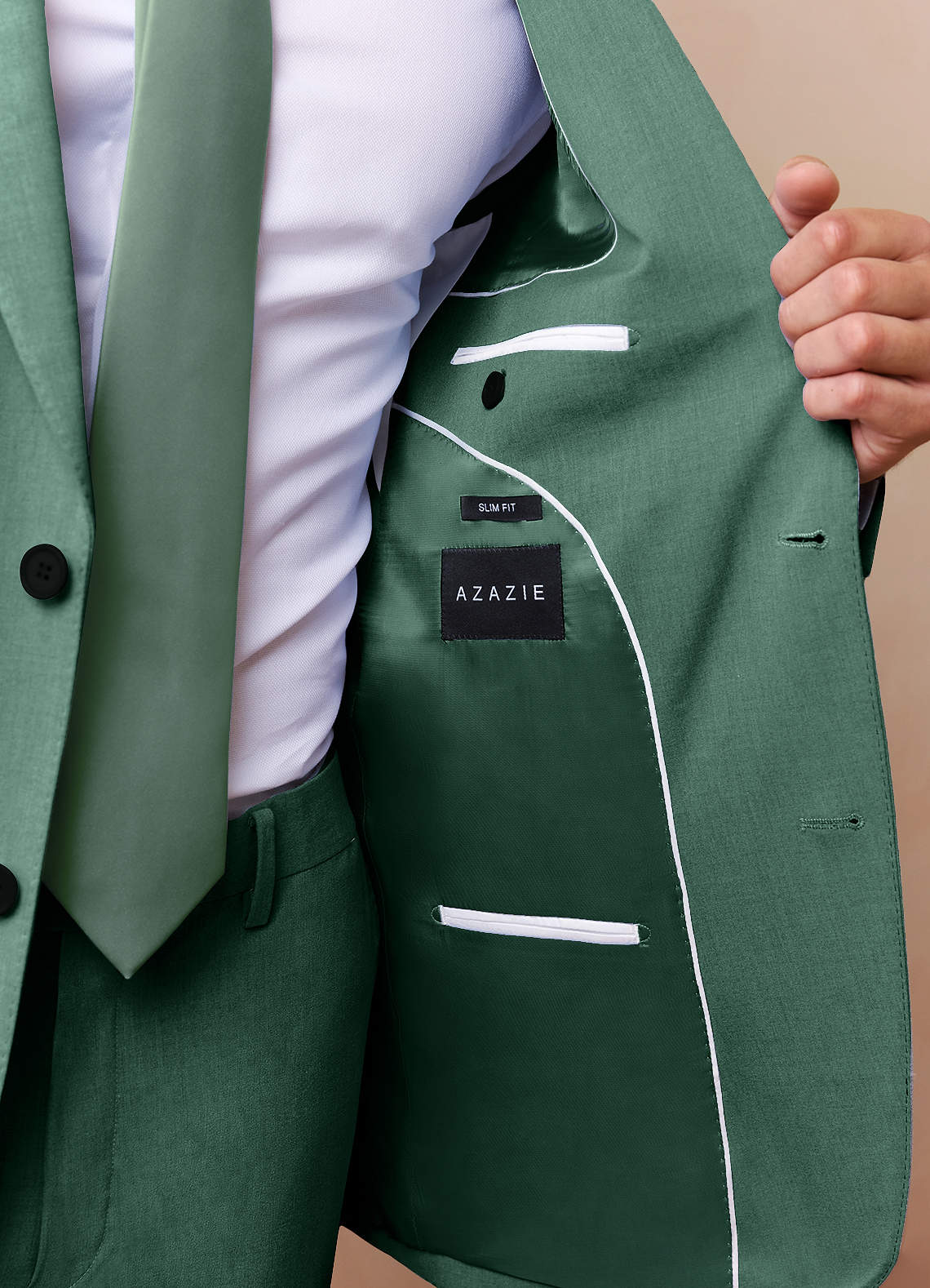 front James Eucalyptus veste de costume