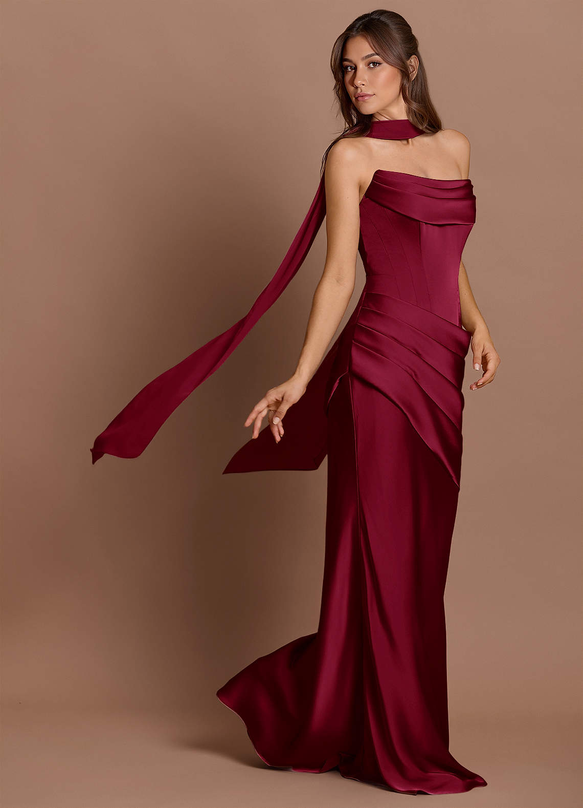 merlot lace dress Twilight Muse Lace Maxi Dress in Merlot Merlot / M