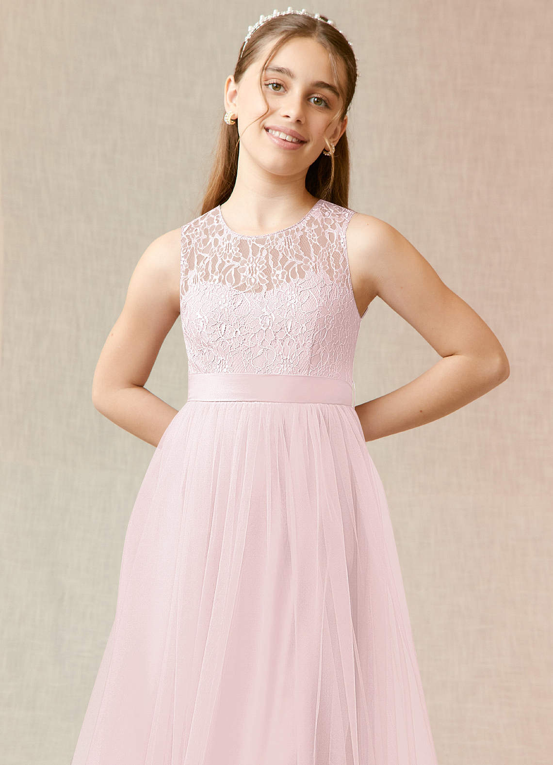 Blush pink outlet junior dress