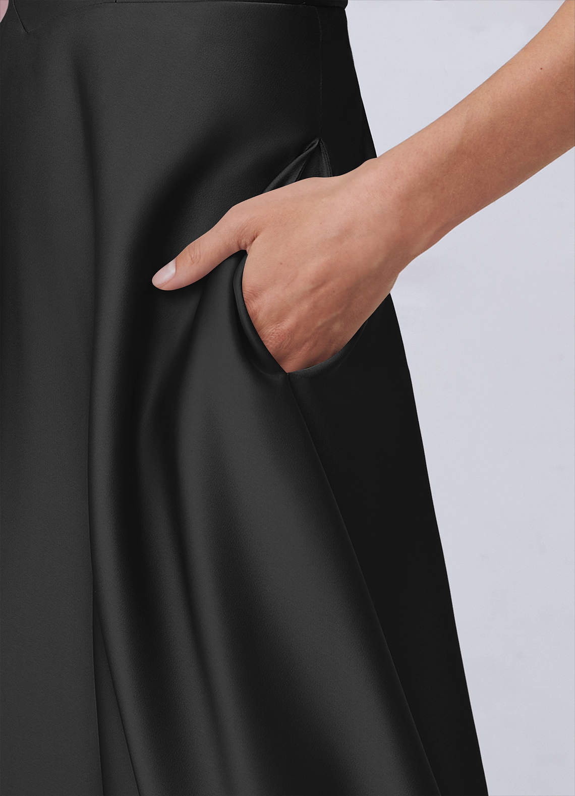 Barbie ♥ Azazie Bridesmaid Dresses A-Line Stretch Satin Ankle-Length Dress with Pockets image4