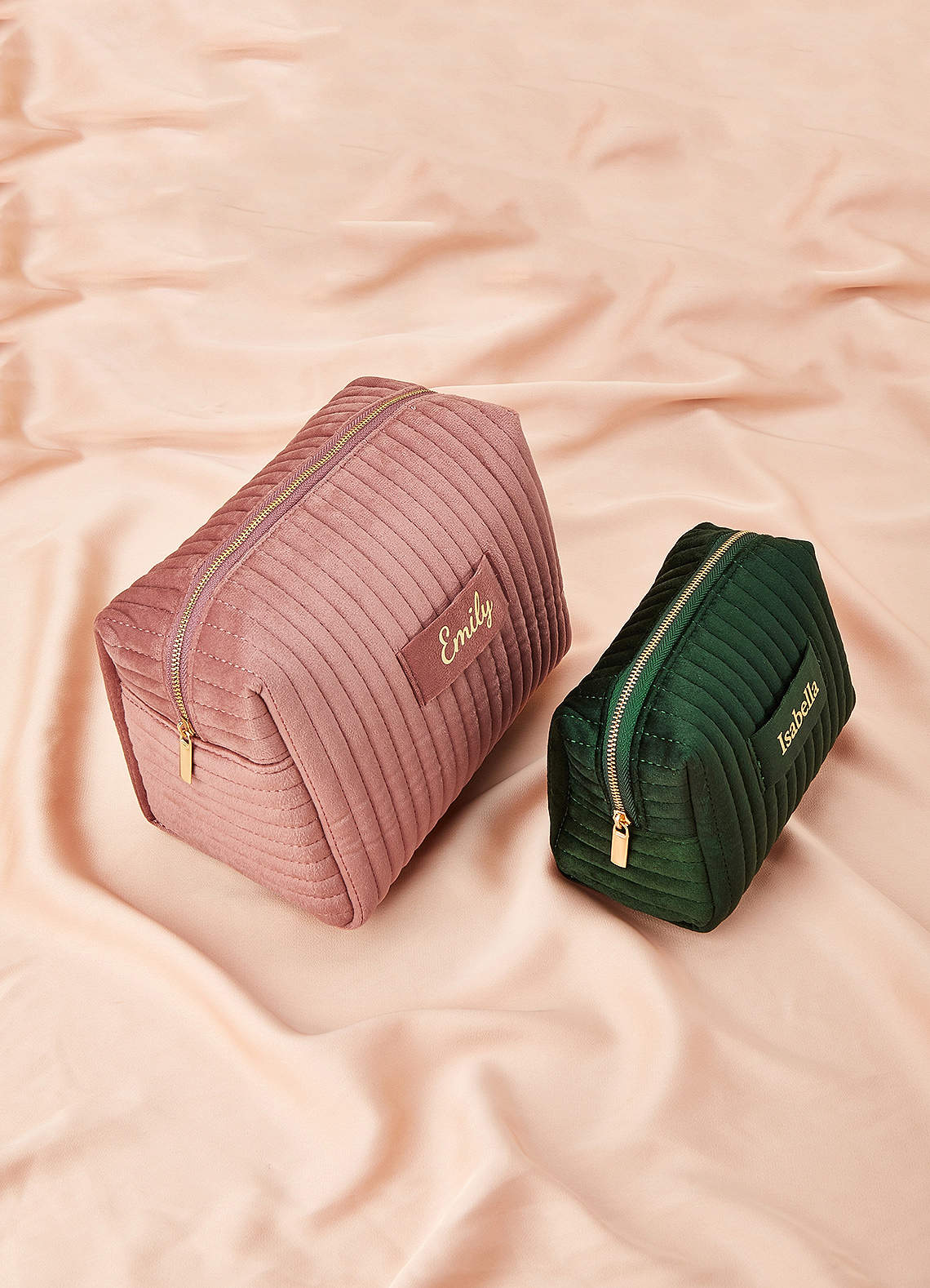 front Personalized Name Makeup Bag