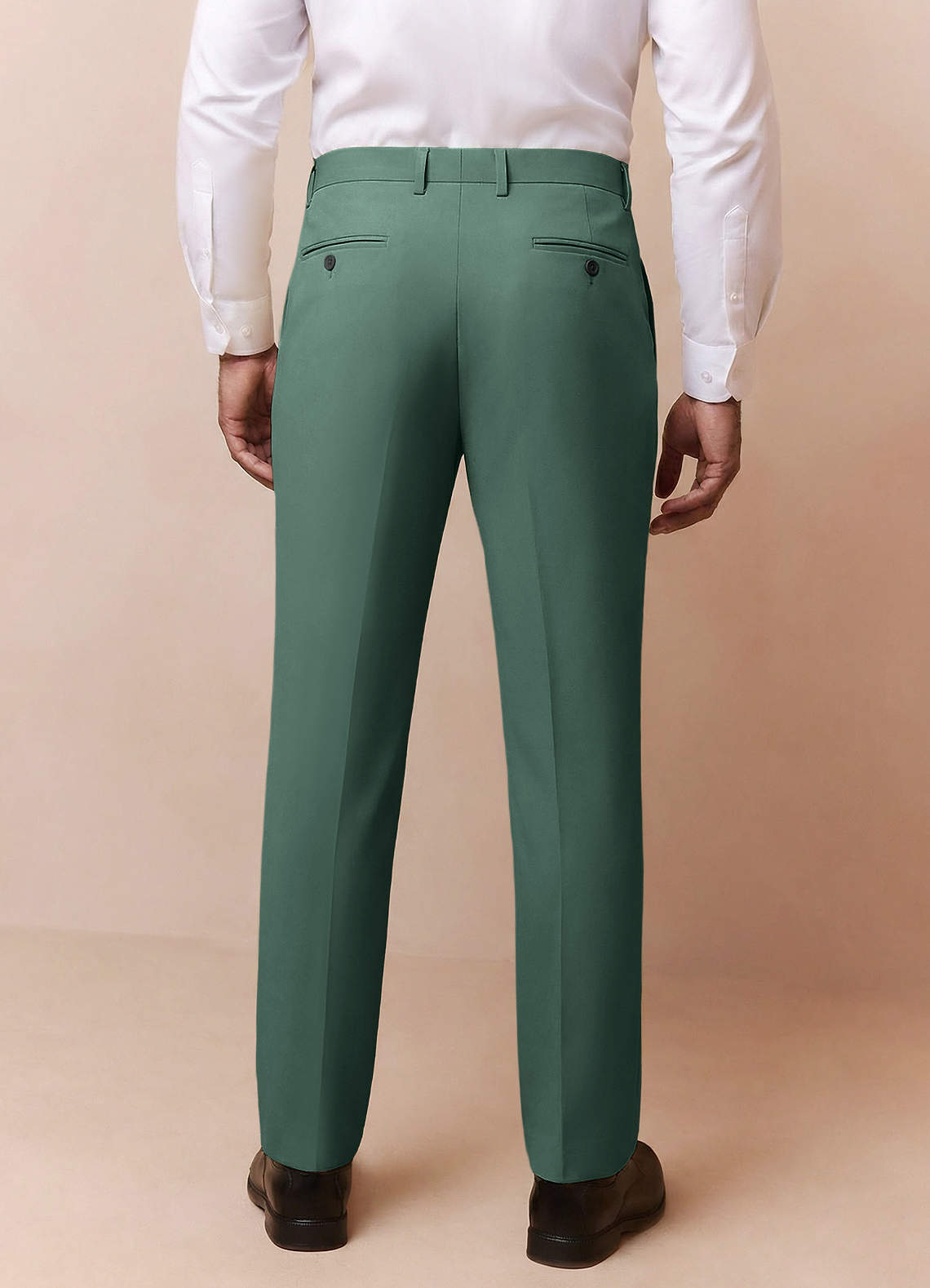 front Owen Eucalyptus Lightweight Tailored Dress Pants