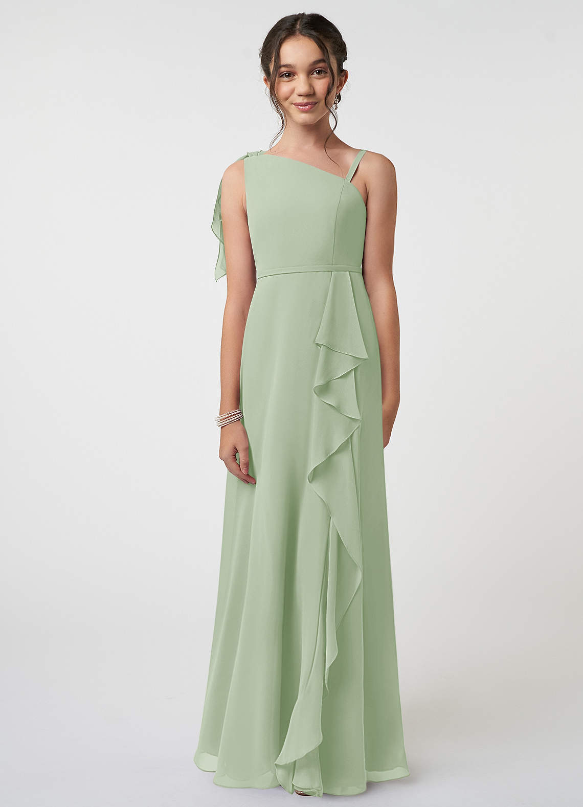 Sage Dresses With Sleeves Bridesmaid Dress Light Green Flowy Dress Elegant Chiffon Junior Bridesmaid Dress With Sage Dresses With Sleeves Bridesmaid Dress Light Green Flowy Dress Elegant Chiffon Junior Bridesmaid Dress With
