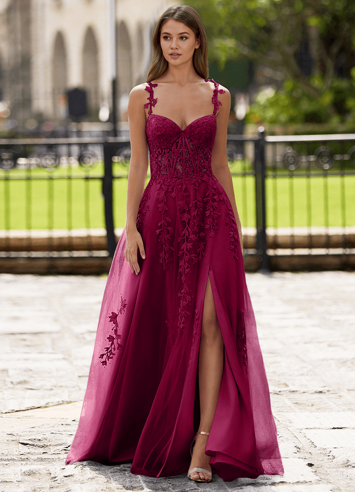 prom dresses 2018 burgundy Dreamscape A-line Dress Color:Griffin Yellow Autumn and Winter no bleach Elegant Navy to White
