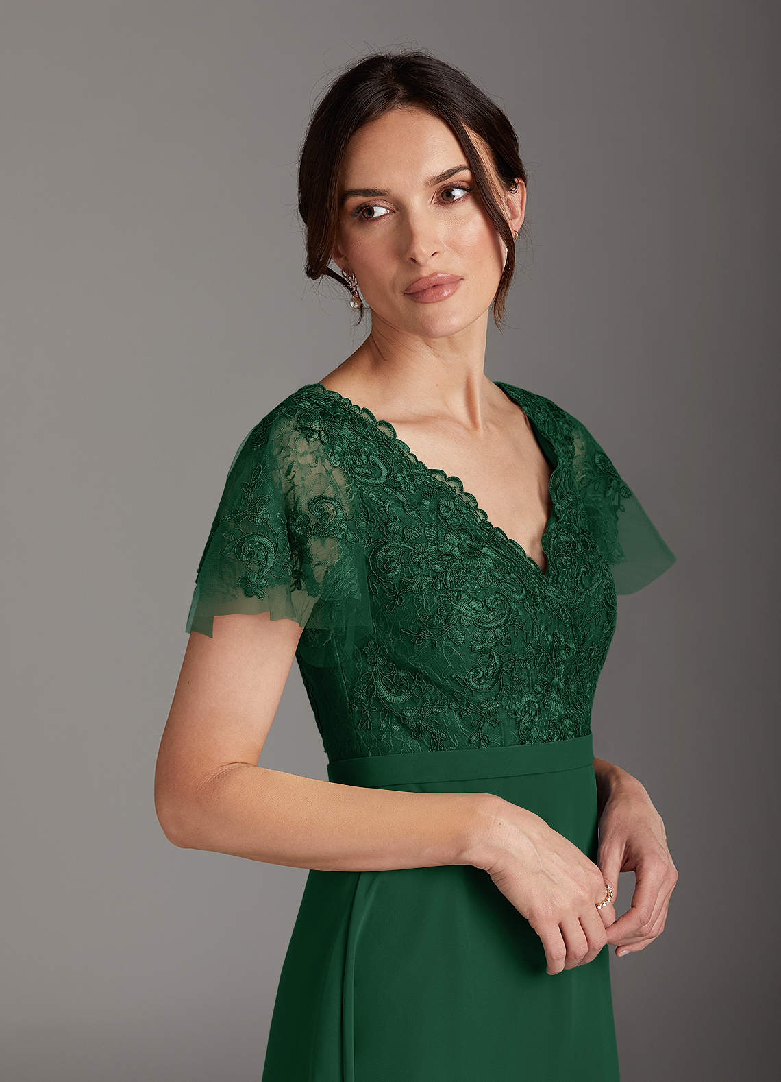 green emerald velvet dress Emerald Green Satin Mermaid Prom Dress with Lace-Up Back – SS135 –  Viniodress main image 0