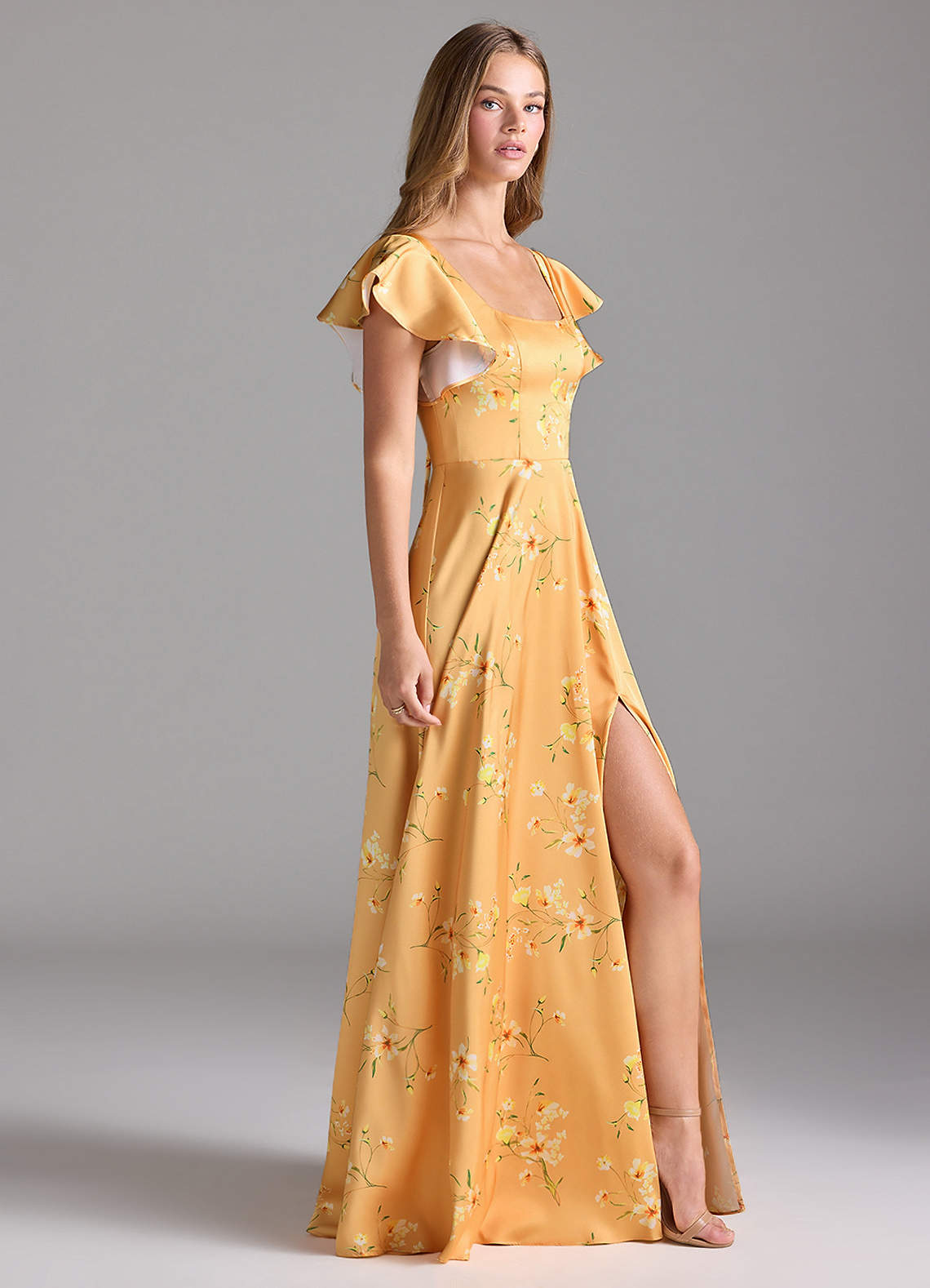 green emerald velvet dress Skye Floral Burnout Velvet Dress main image 0