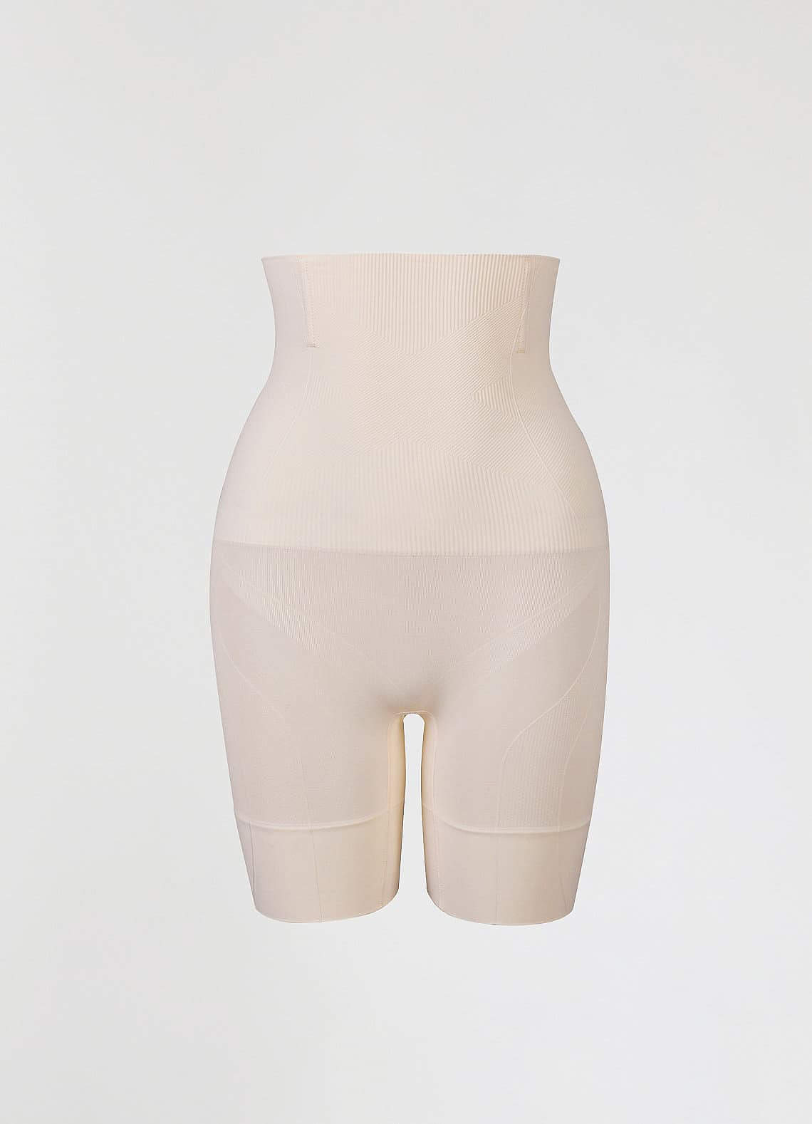 front Azazie High-Waisted Tummy Control Shapewear Shorts for Brides
