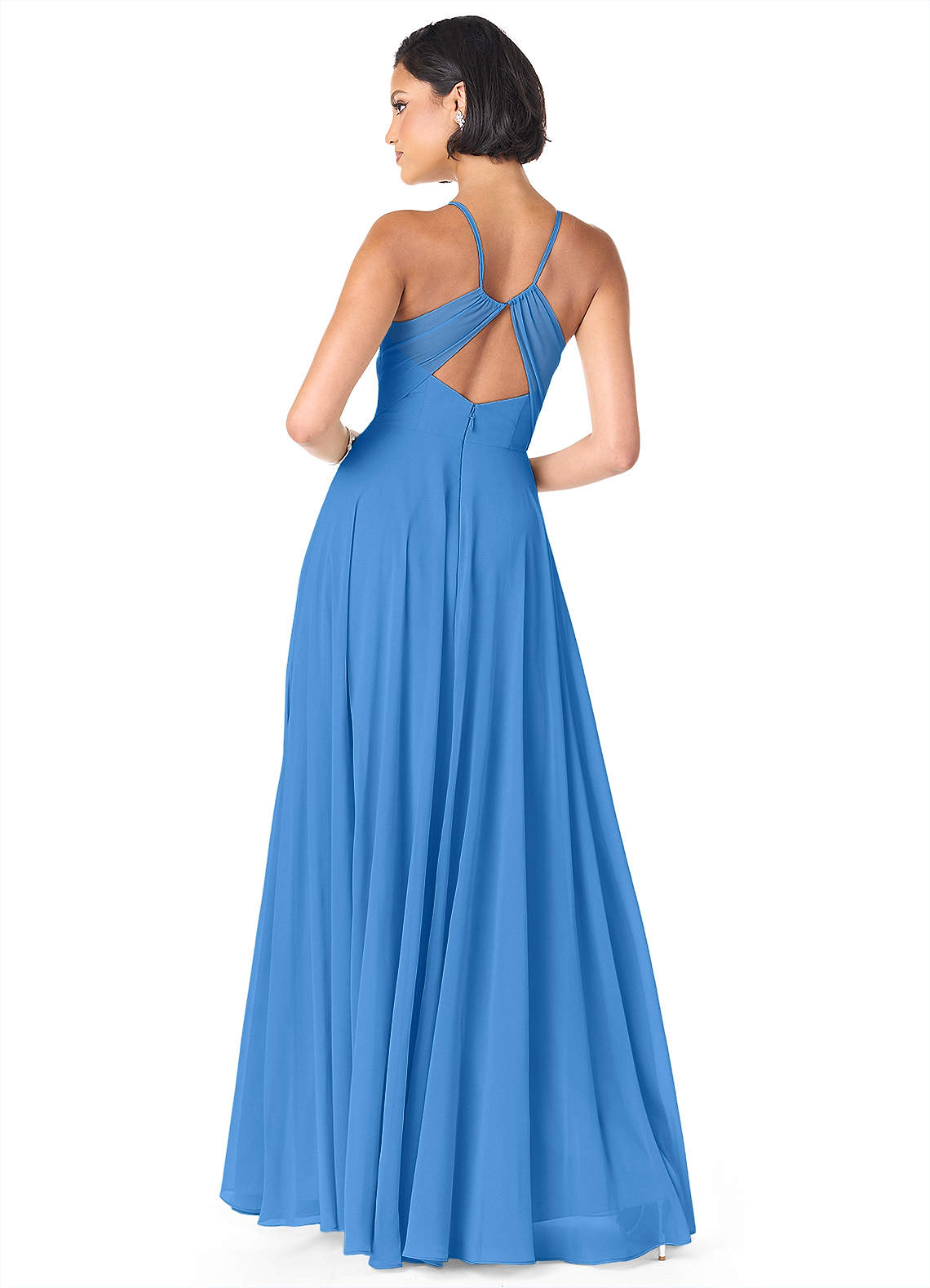 Azazie Avelina Blue Jay Bridesmaid Dresses | Azazie