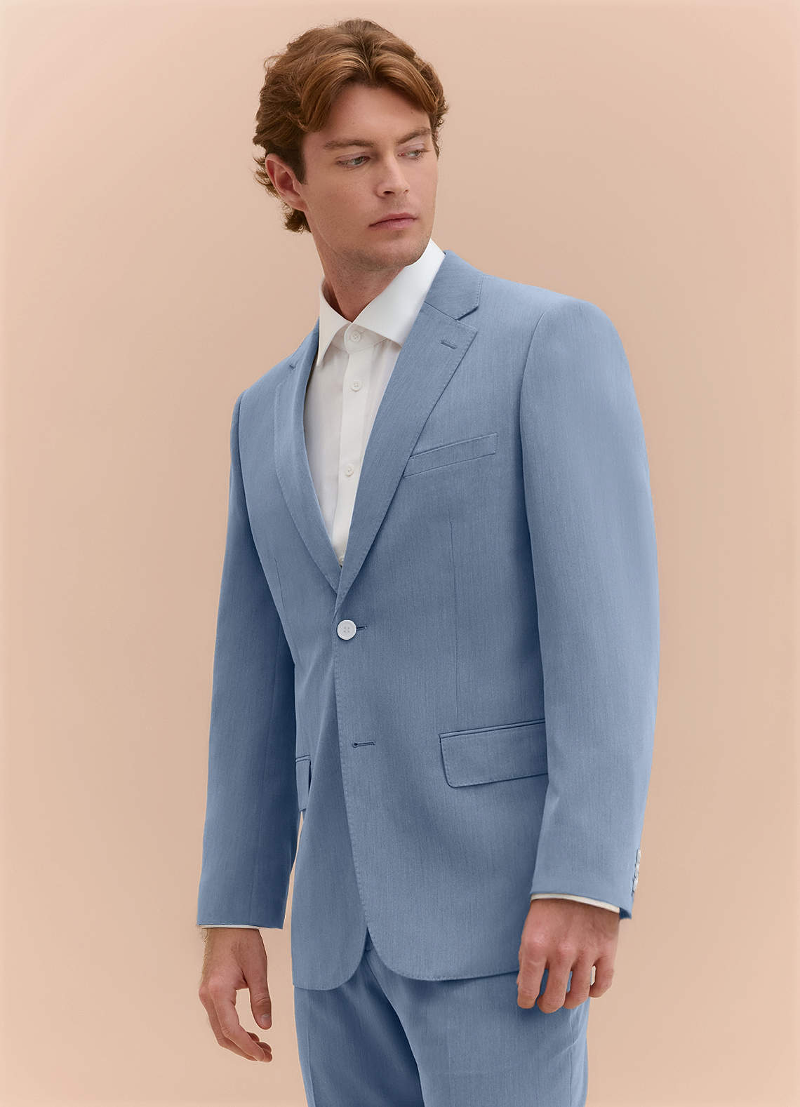 front William Dusty Blue Comfort Blend Suit