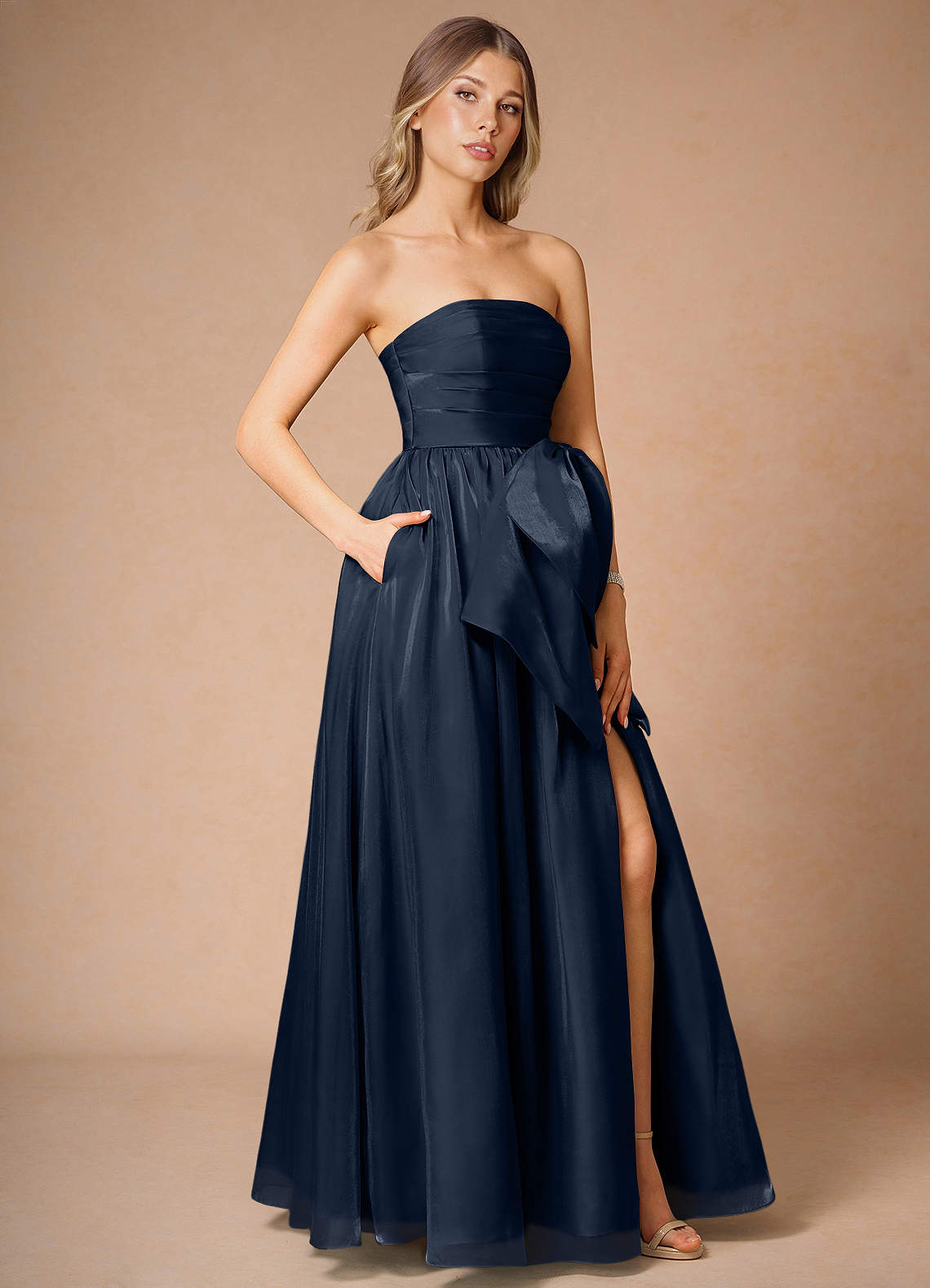 Liliana Navy Maxi Dress Ready to Ship | Azazie Liliana Navy Maxi Dress Ready to Ship | Azazie