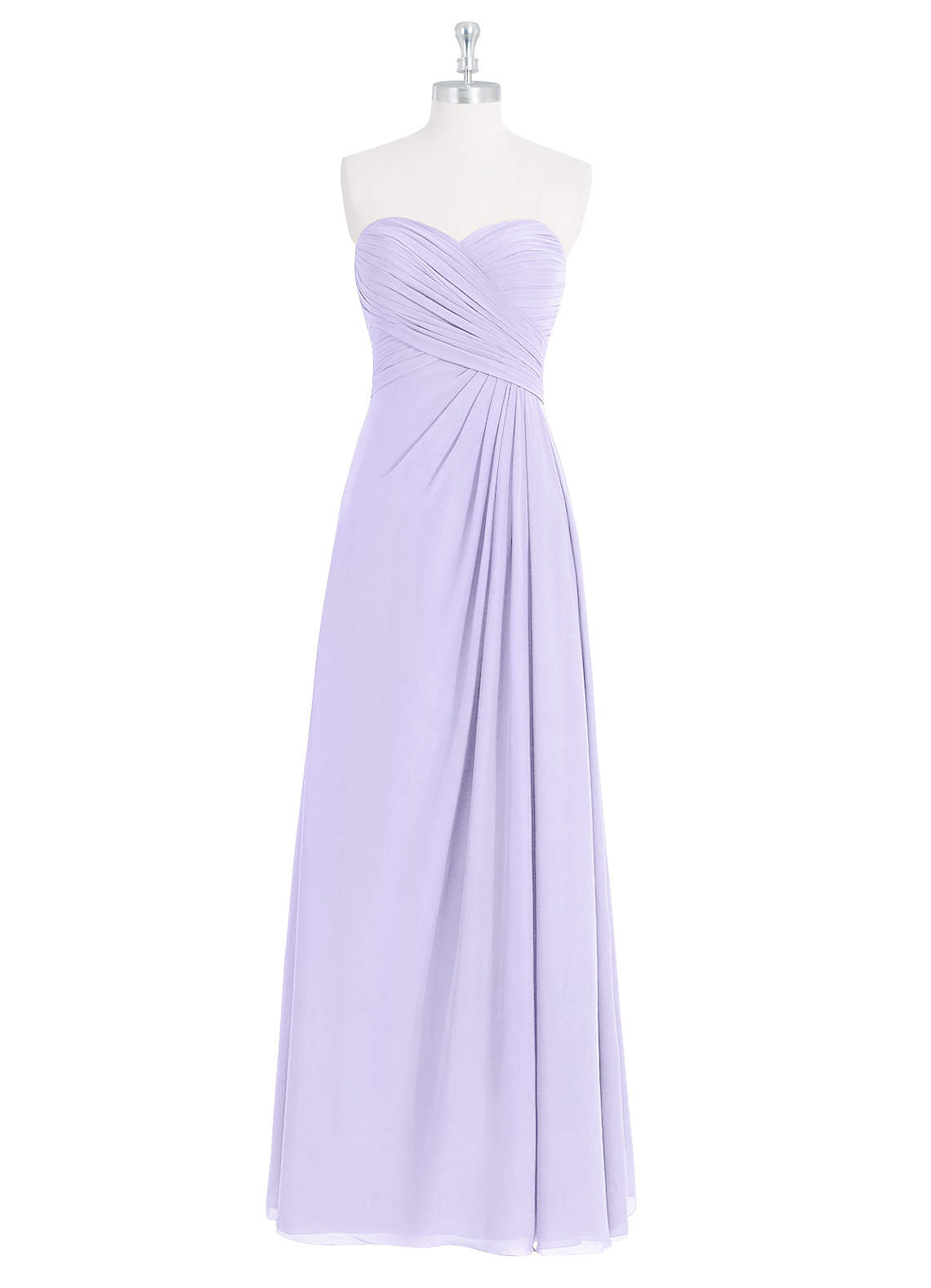 Light purple bridesmaid dresses long on sale