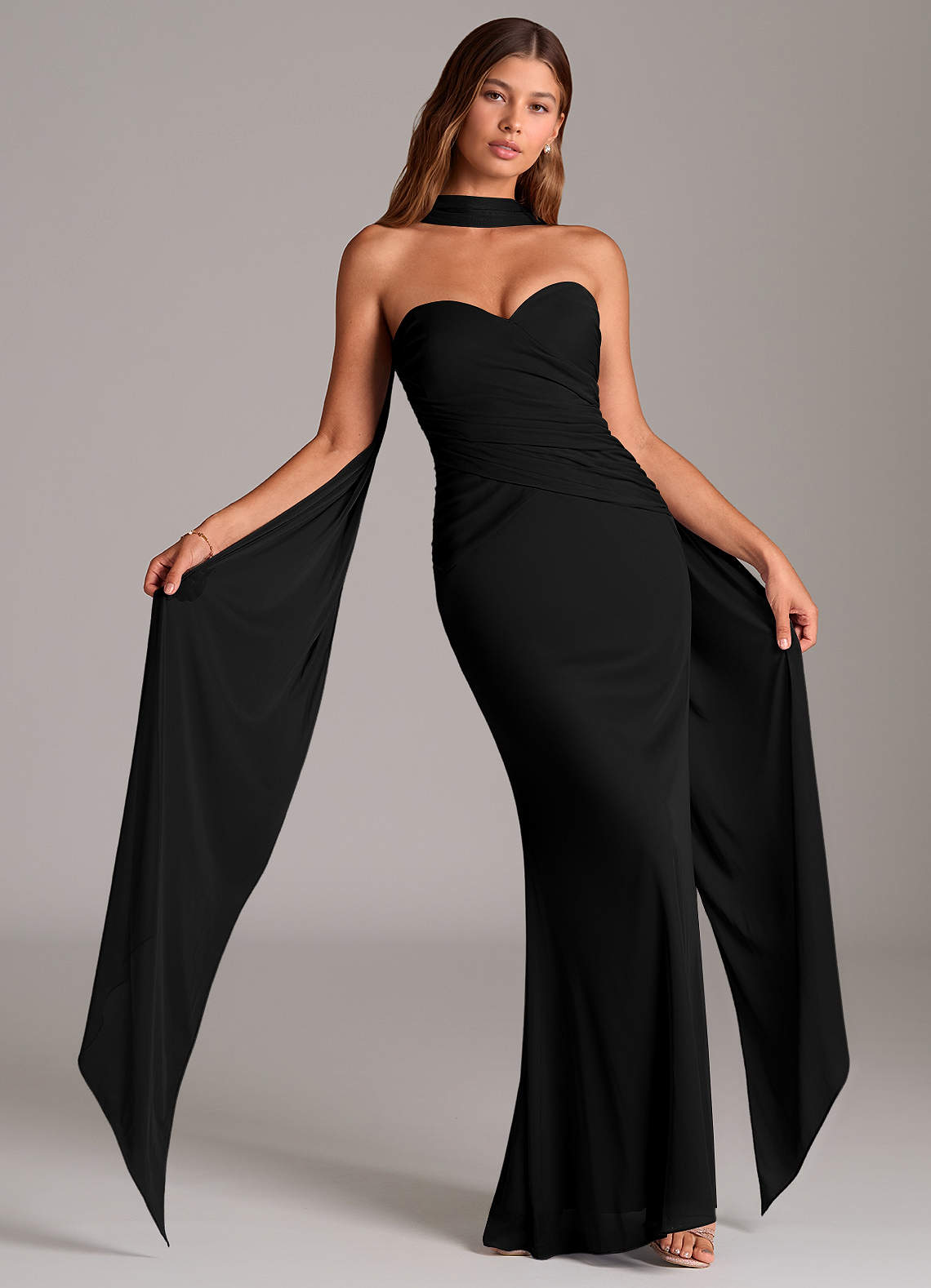 Azazie Katelyn Ready to Ship Black Mesh Bridesmaid Dresses | Azazie Azazie Katelyn Ready to Ship Black Mesh Bridesmaid Dresses | Azazie