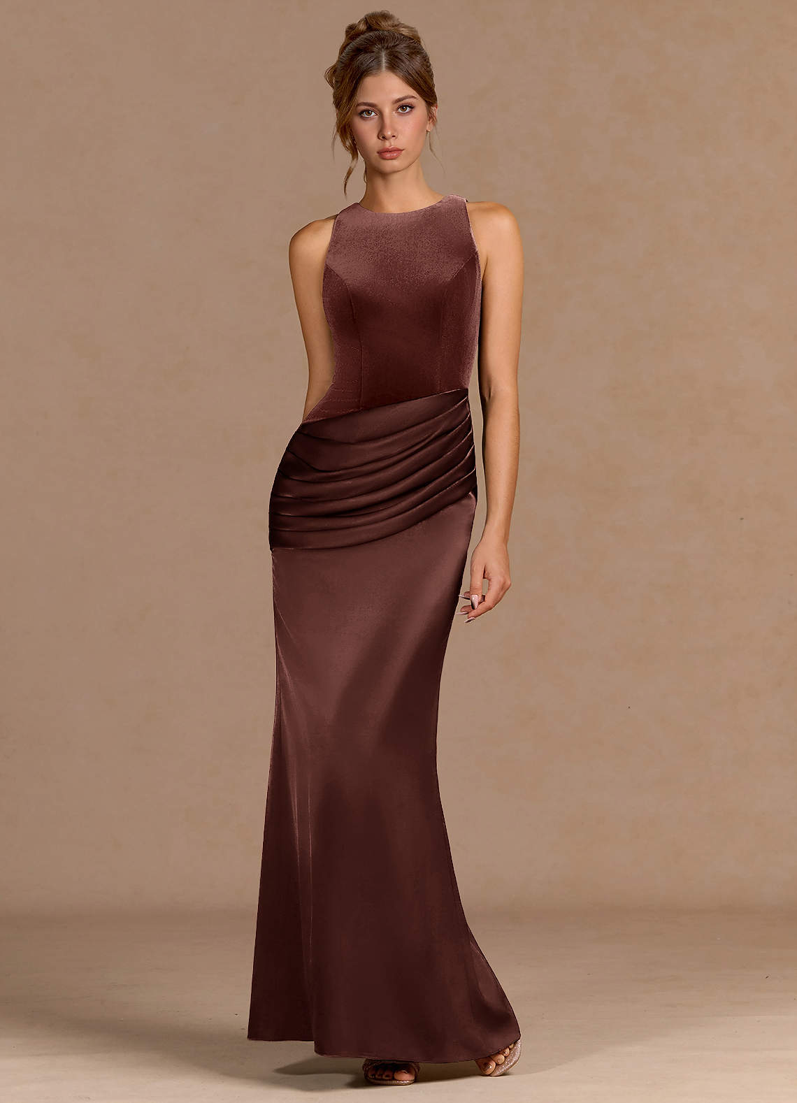 coco maxi dress Rylie Mocha Coco Maxi Dress