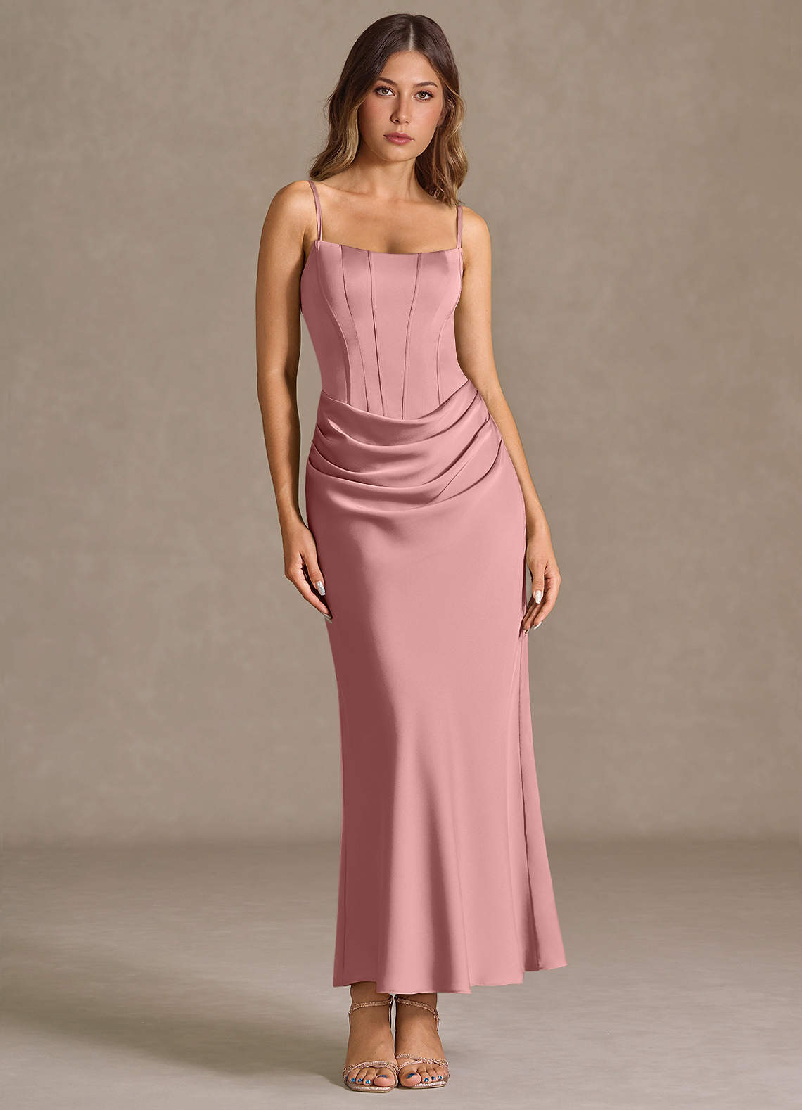 Katelyn Light Pink Maxi Dress image1