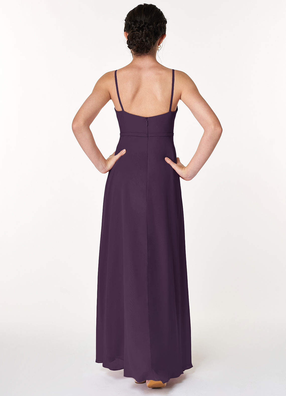 Azazie Naeem Junior Plum Junior Bridesmaid Dresses Azazie