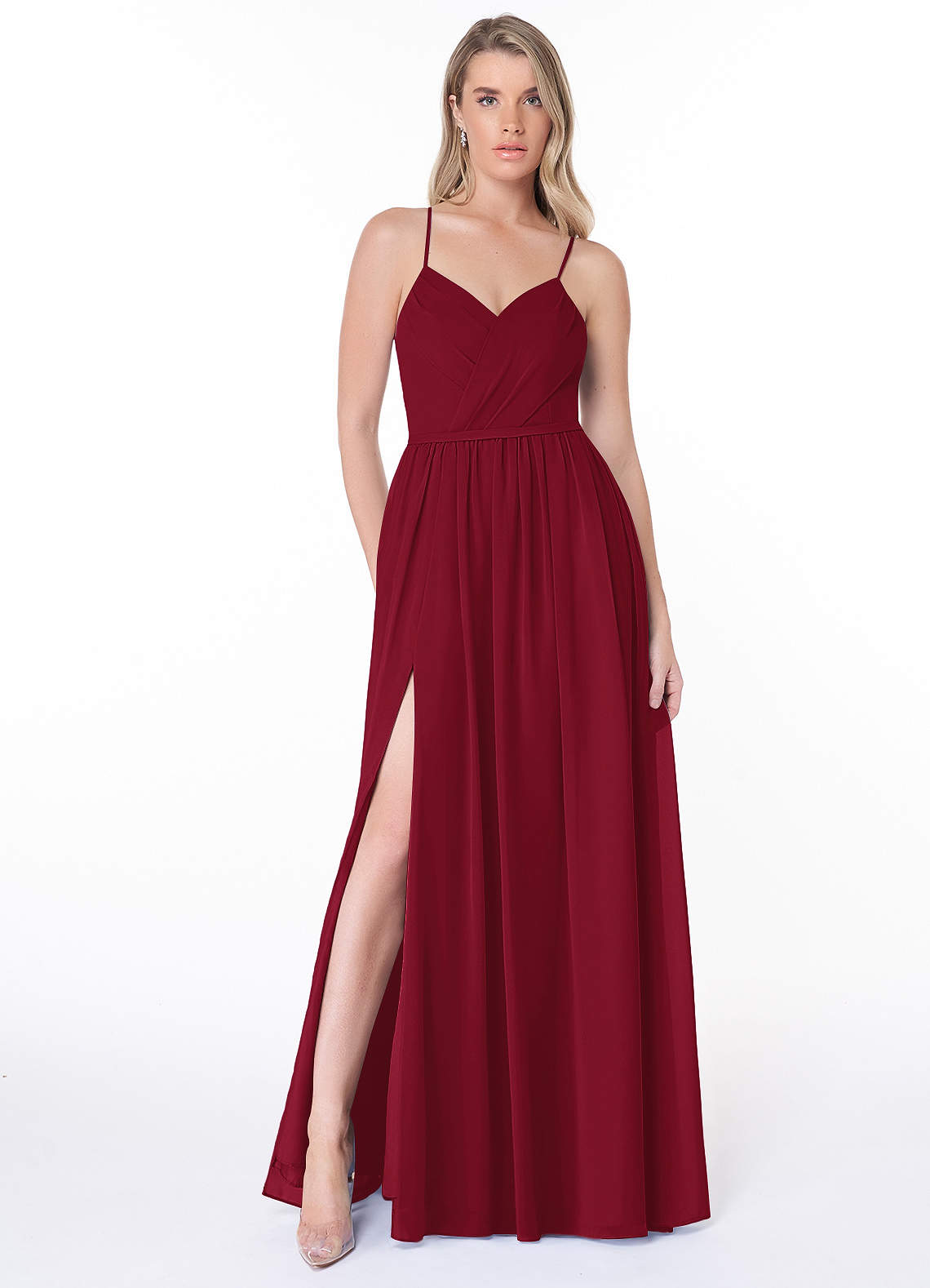 Azazie 2024 burgundy dresses